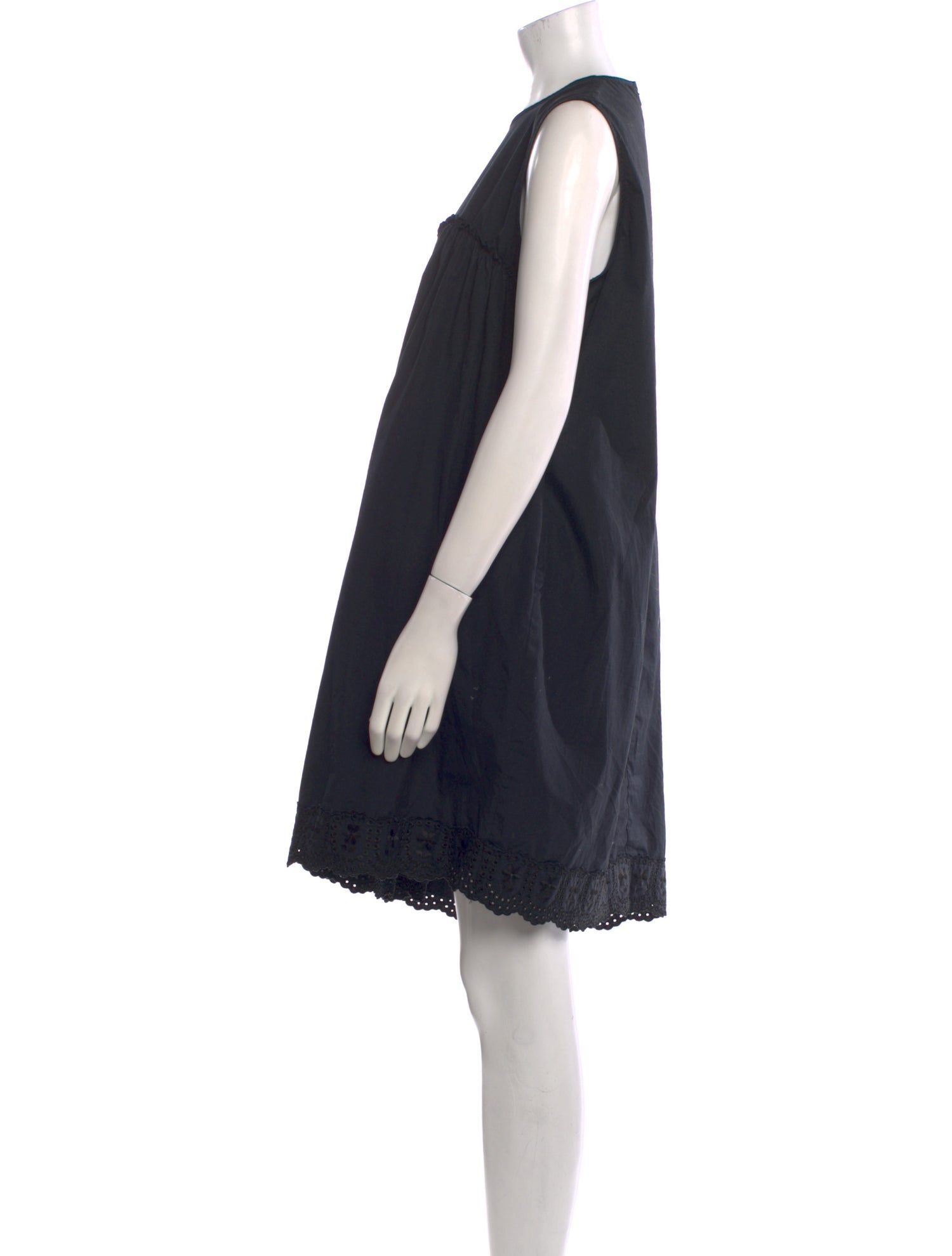 Simone Rocha Crew Neck Knee-Length Dress