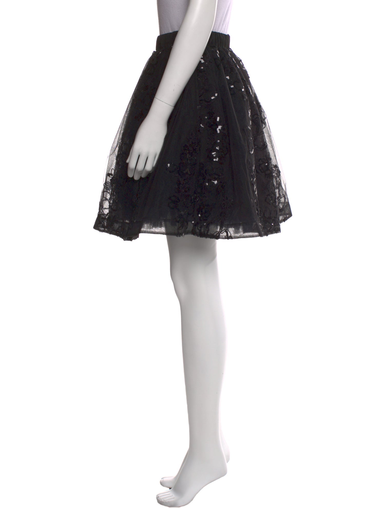 Simone Rocha Lace Pattern Knee-Length Skirt