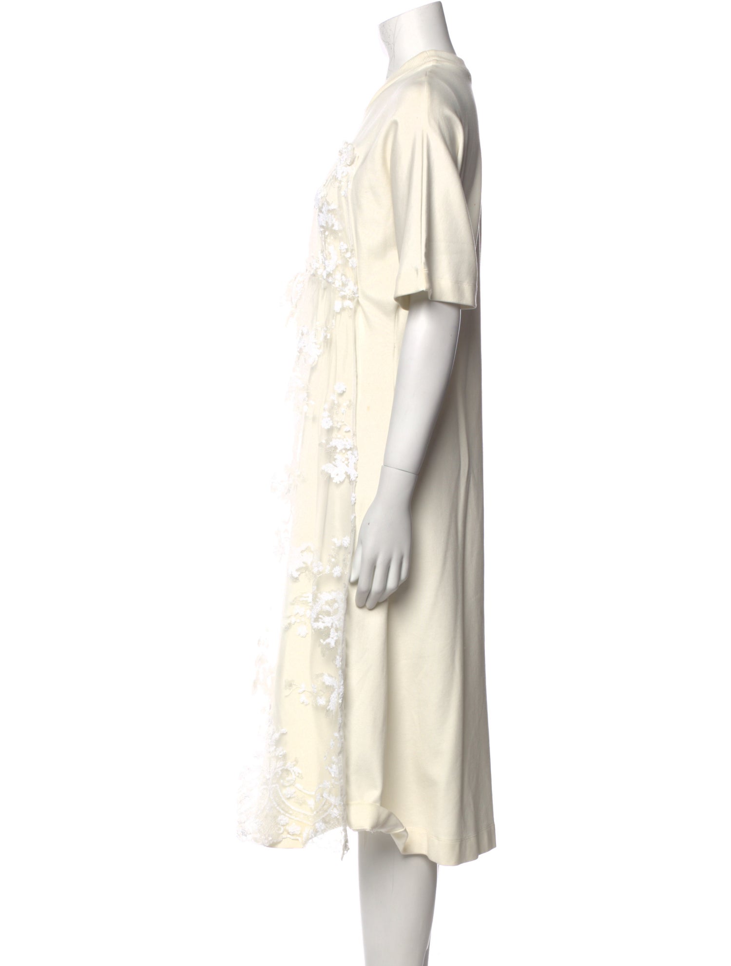 Simone Rocha Graphic Print Midi Length Dress