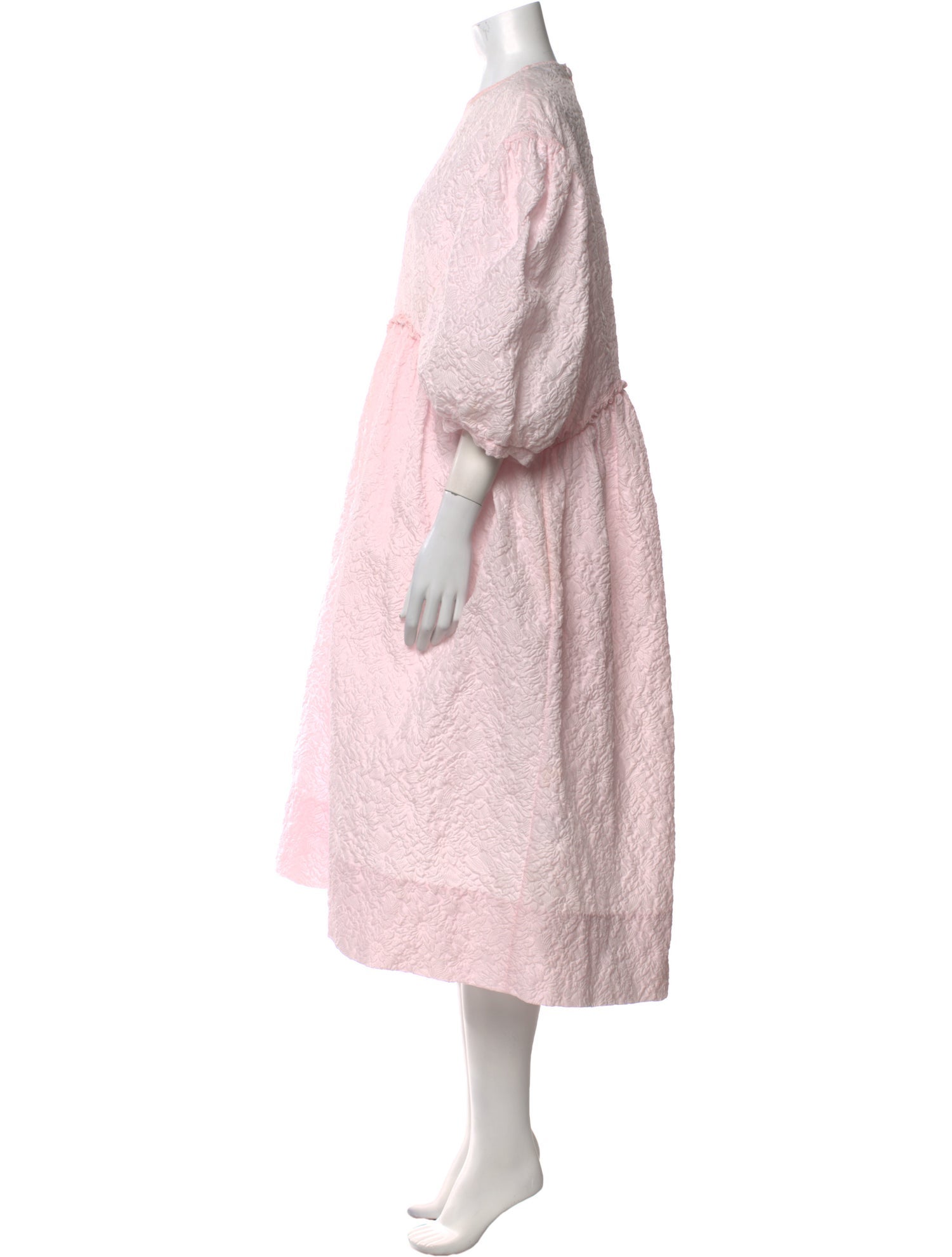 Simone Rocha Crew Neck Long Dress