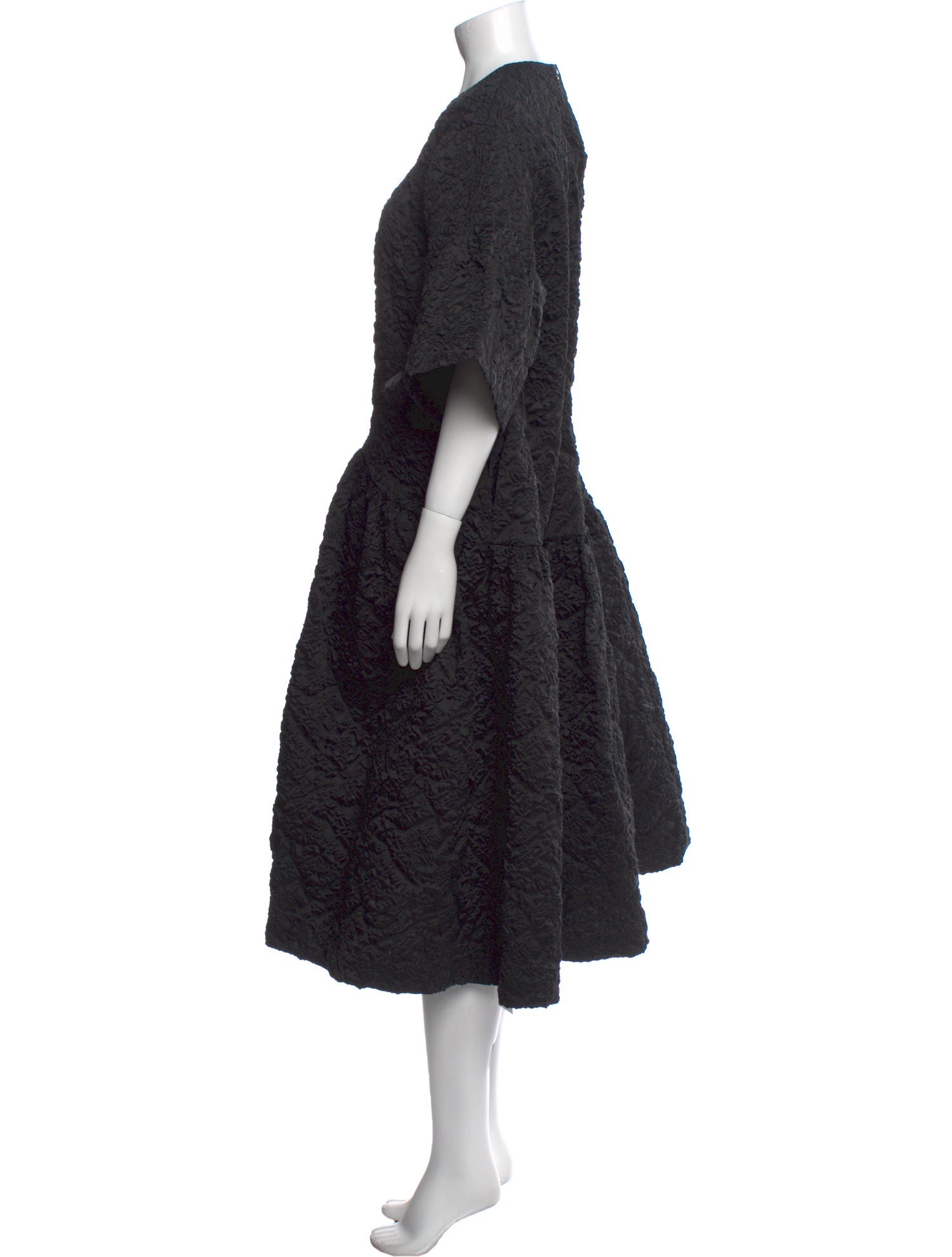 Simone Rocha Crew Neck Midi Length Dress