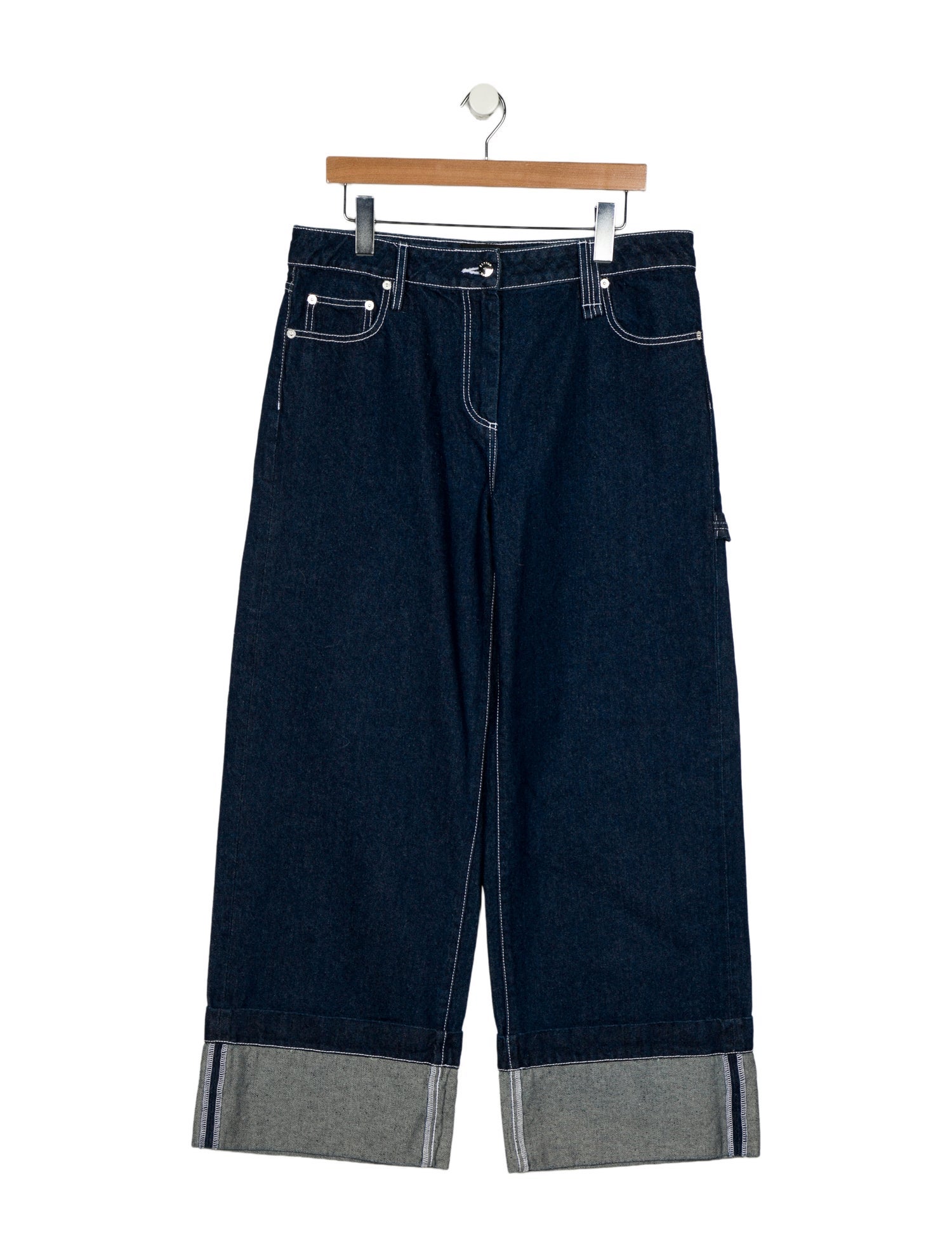 Simone Rocha High-Rise Wide Leg Jeans