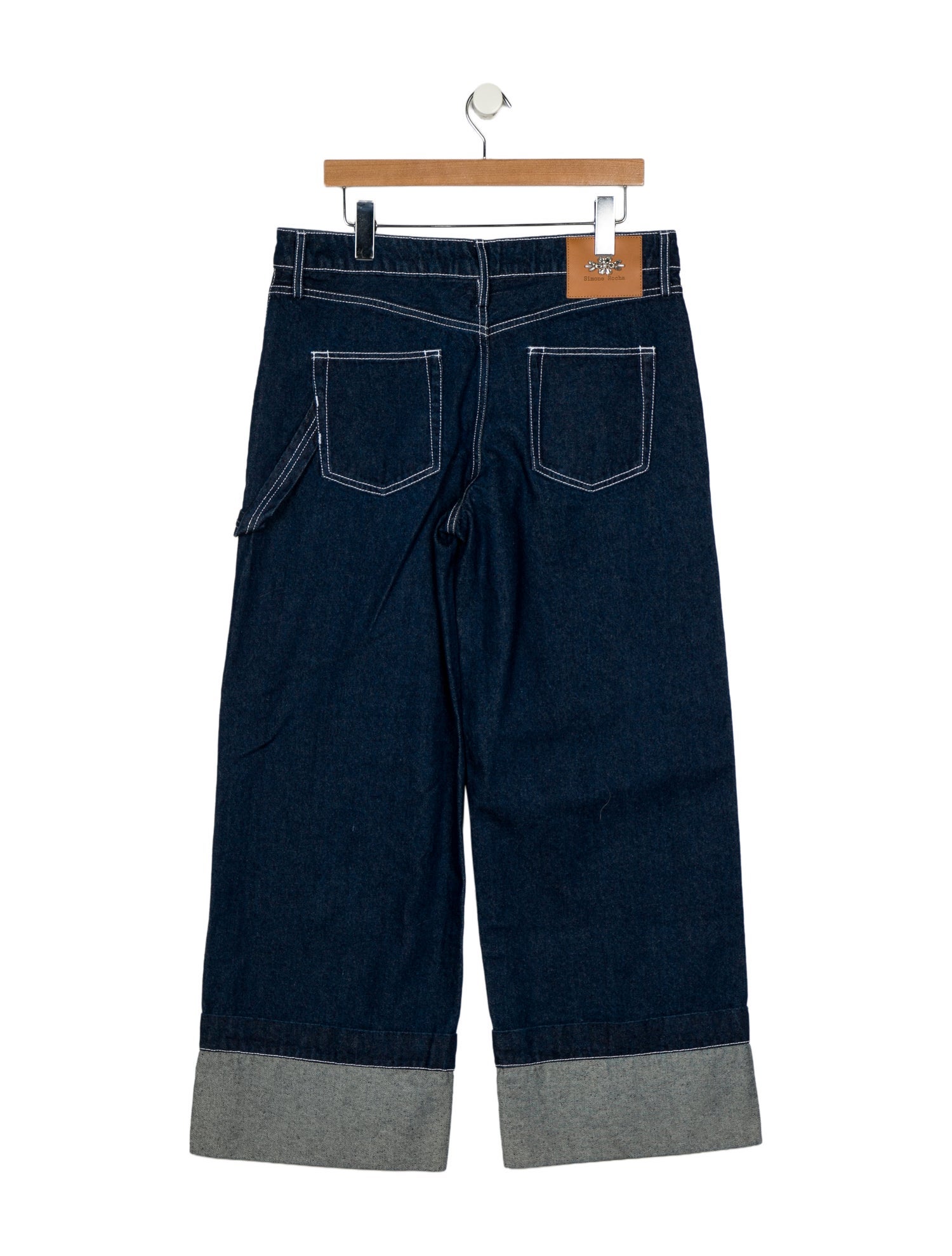 Simone Rocha High-Rise Wide Leg Jeans