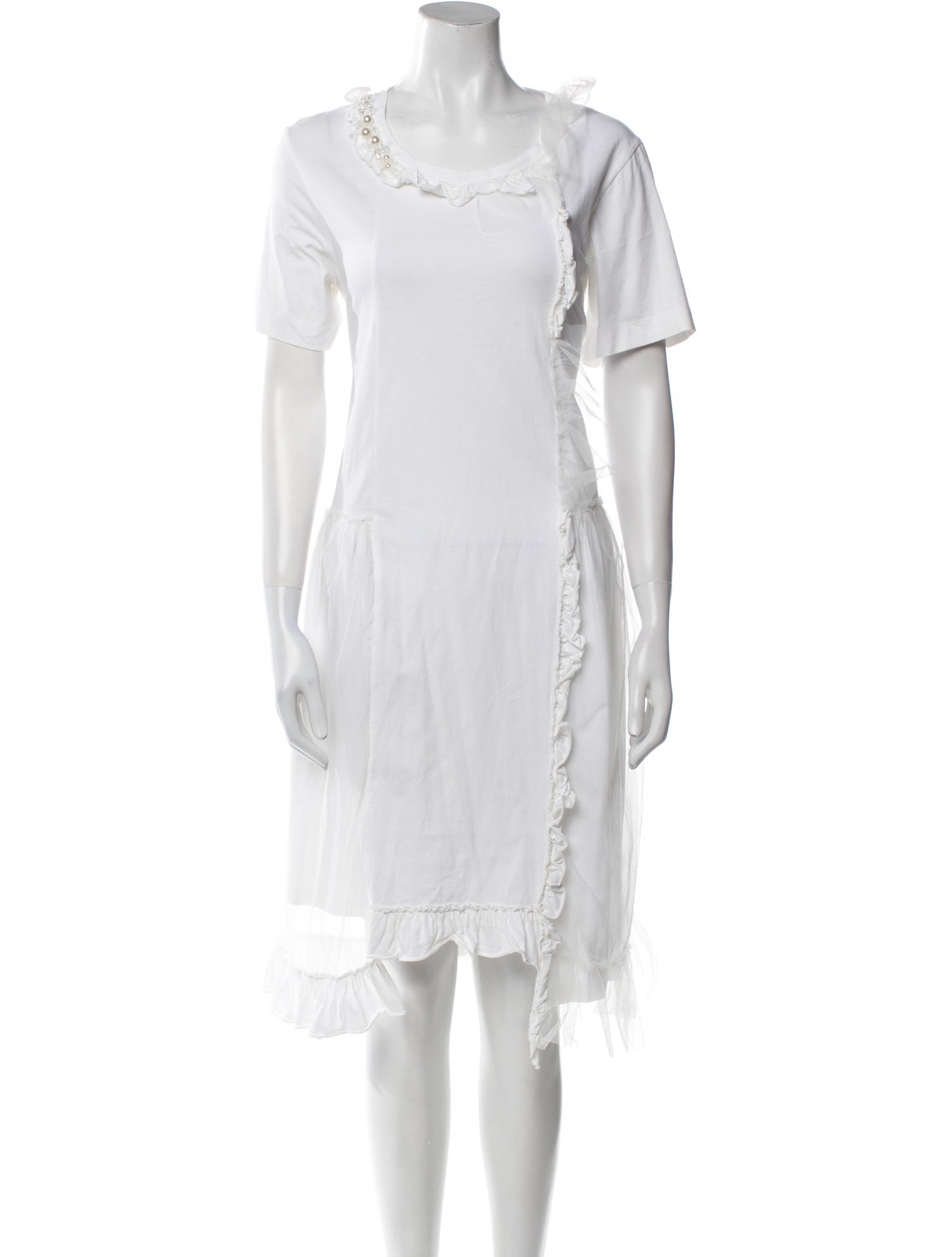 Simone Rocha Scoop Neck Midi Length Dress