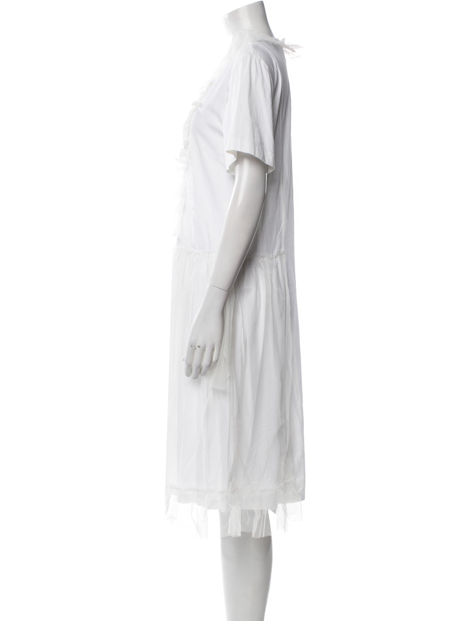 Simone Rocha Scoop Neck Midi Length Dress