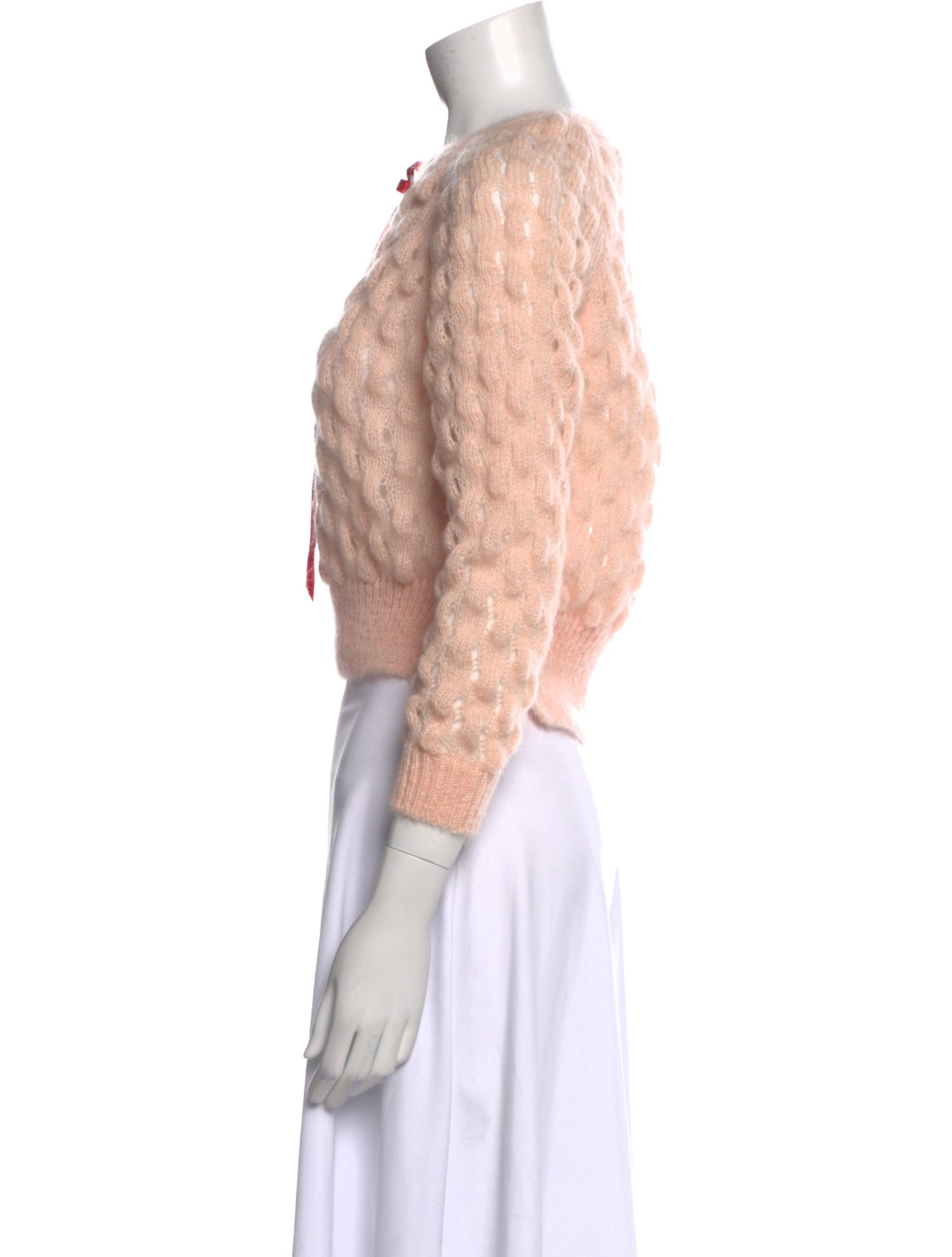 Simone Rocha Mohair Printed Crop Top w/ Tags