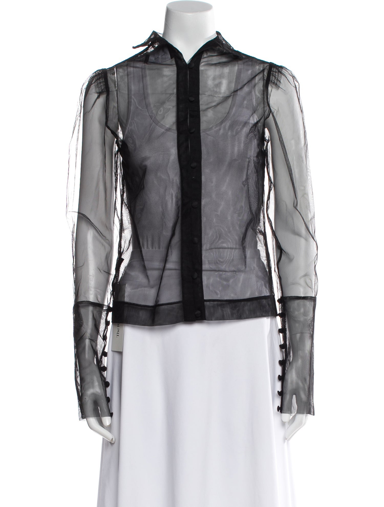 Simone Rocha Long Sleeve Button-Up Top