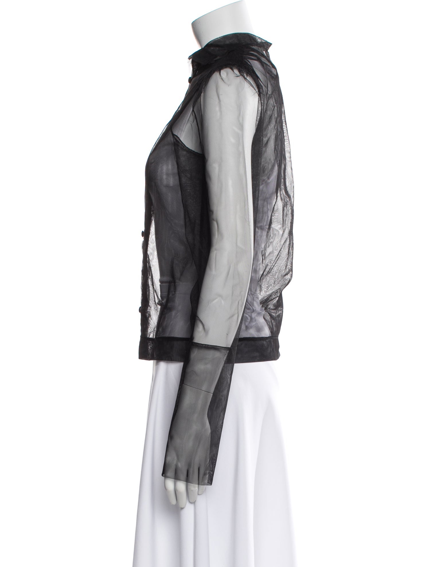 Simone Rocha Long Sleeve Button-Up Top