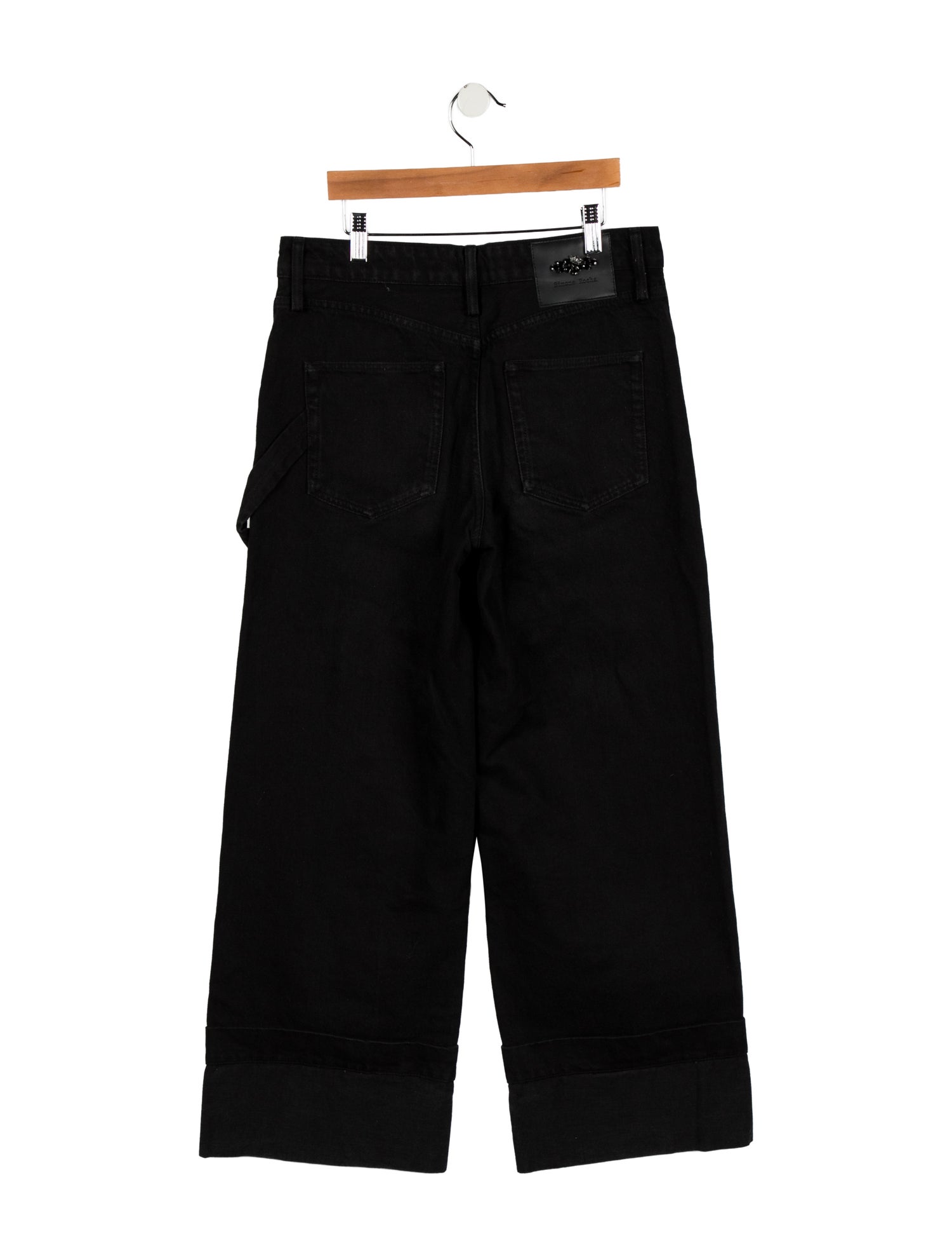 Simone Rocha High-Rise Wide Leg Jeans