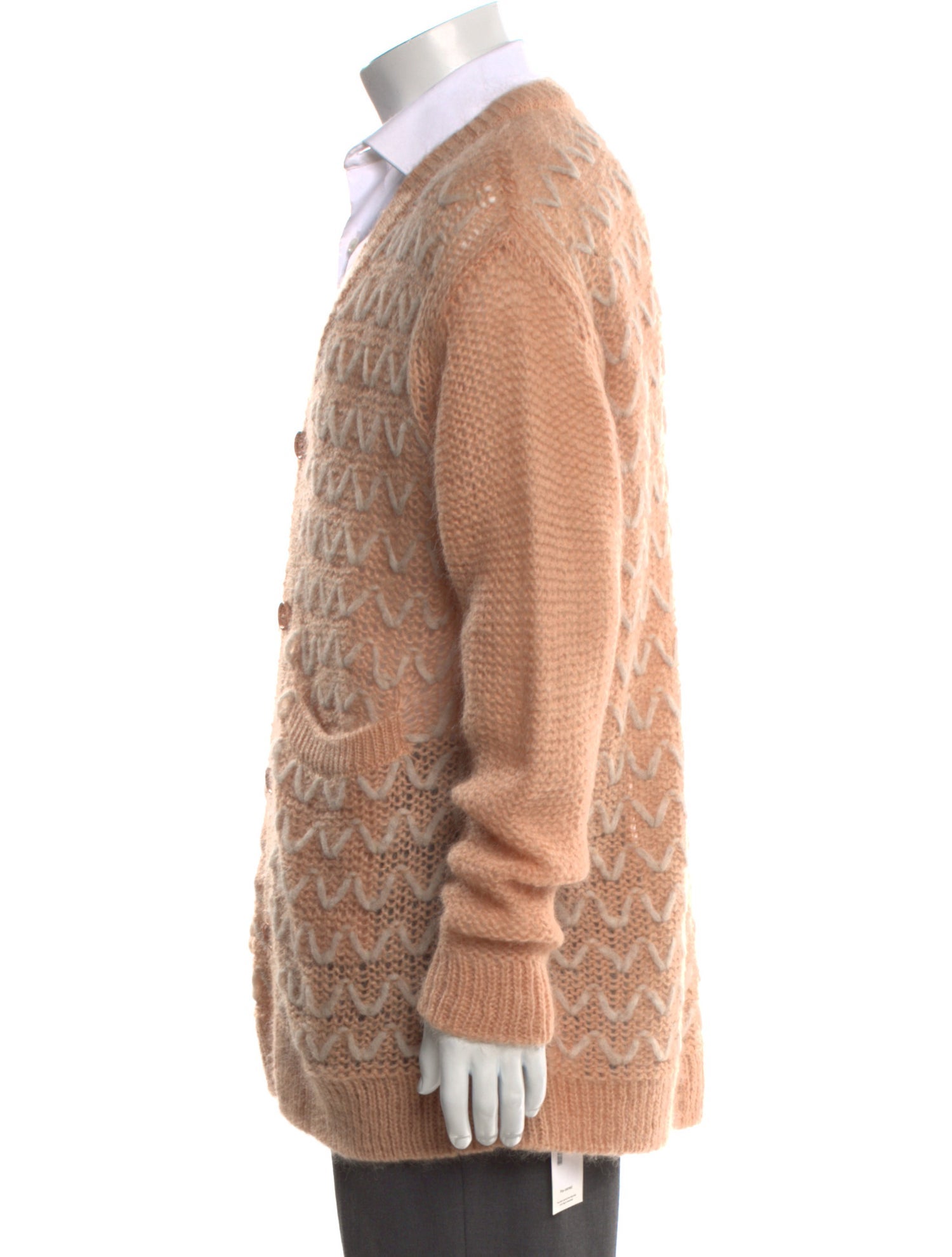 Simone Rocha Striped V-Neck Cardigan