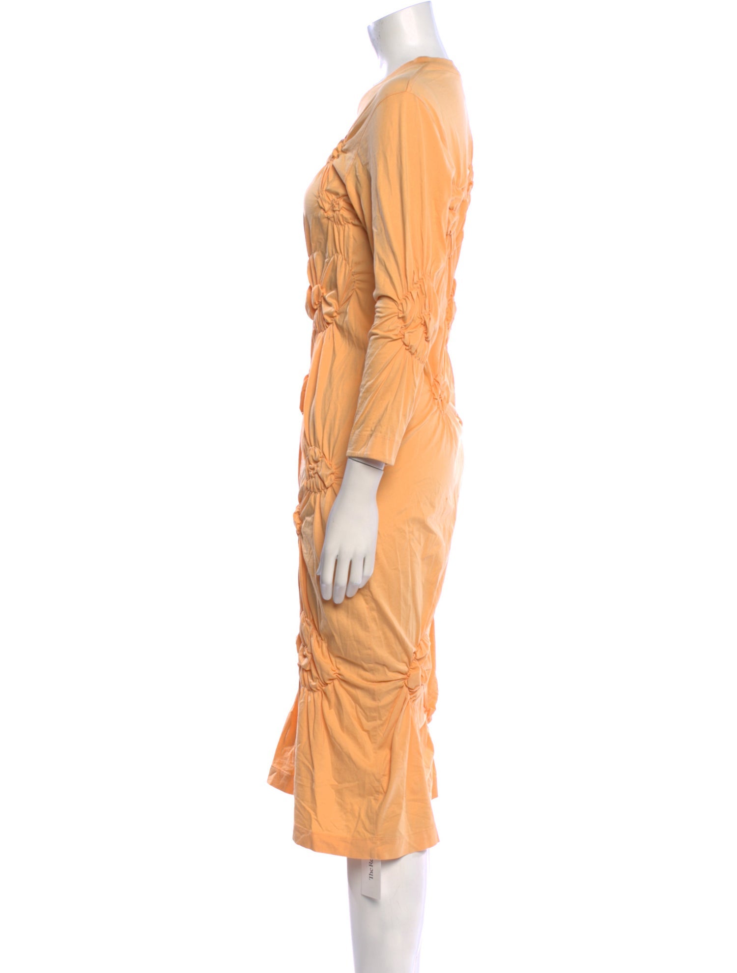 Simone Rocha Crew Neck Midi Length Dress