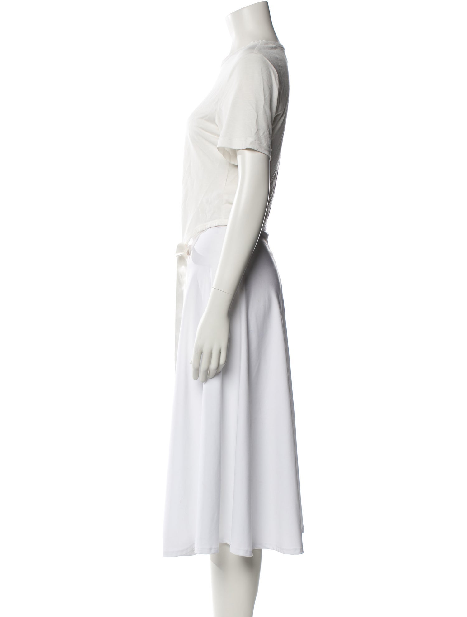 Simone Rocha Bateau Neckline Short Sleeve T-Shirt