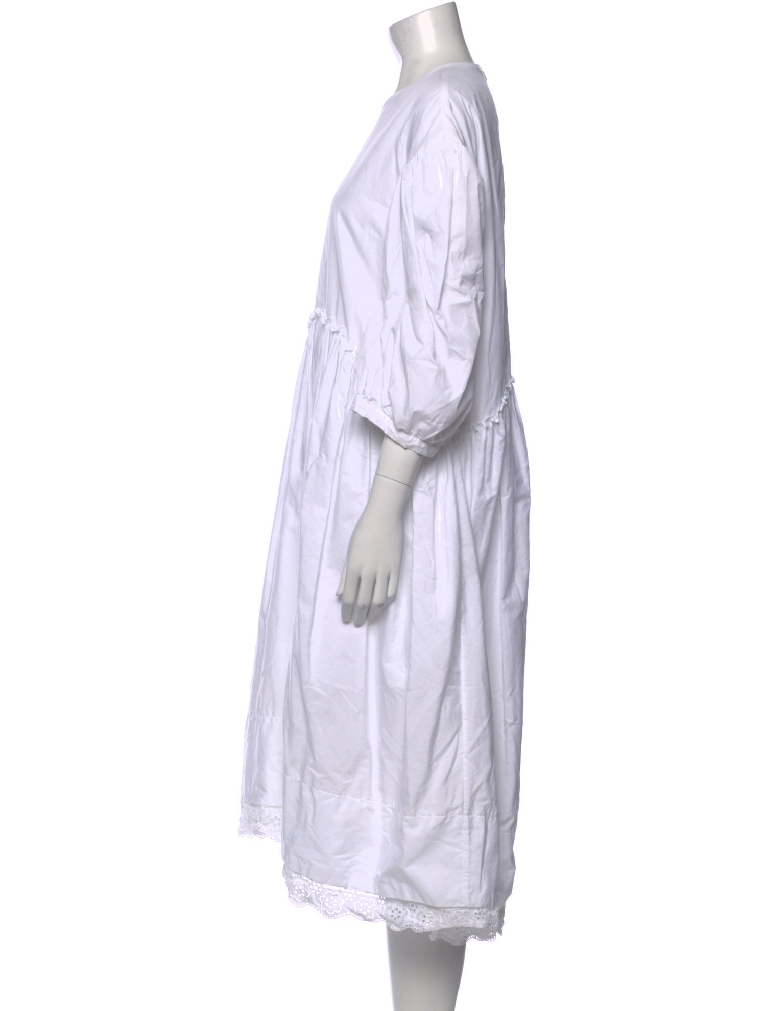 Simone Rocha Crew Neck Knee-Length Dress