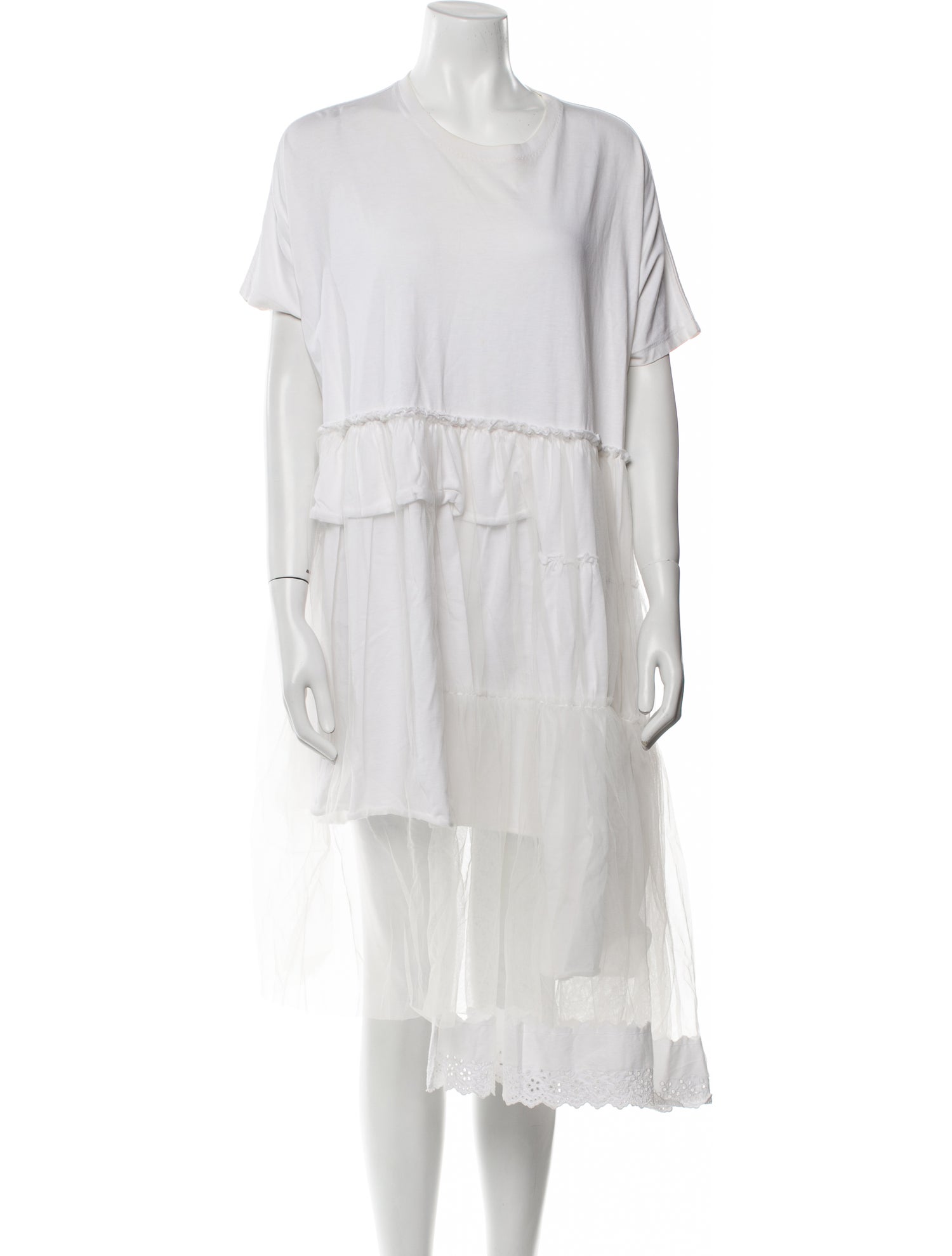 Simone Rocha Scoop Neck Midi Length Dress