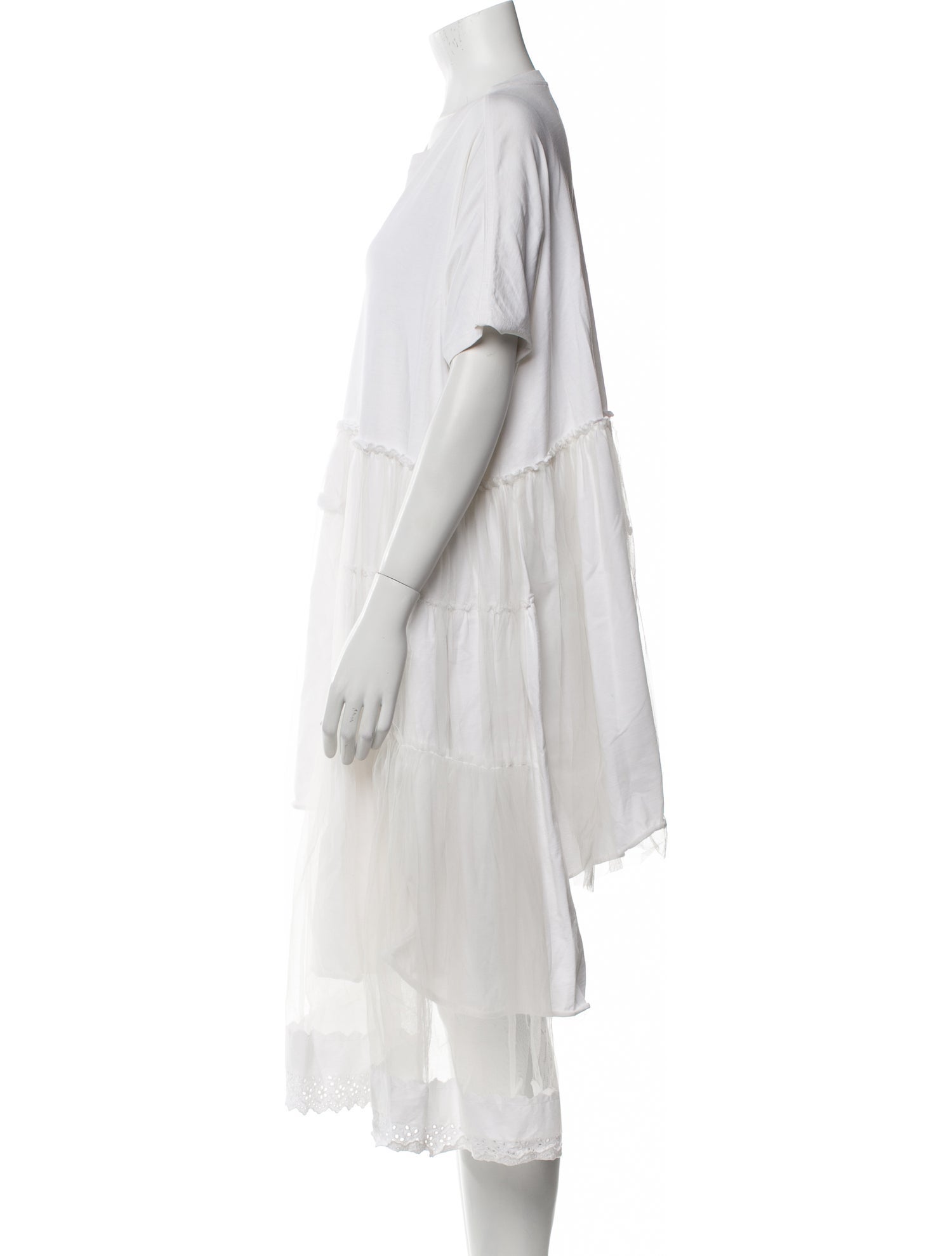 Simone Rocha Scoop Neck Midi Length Dress