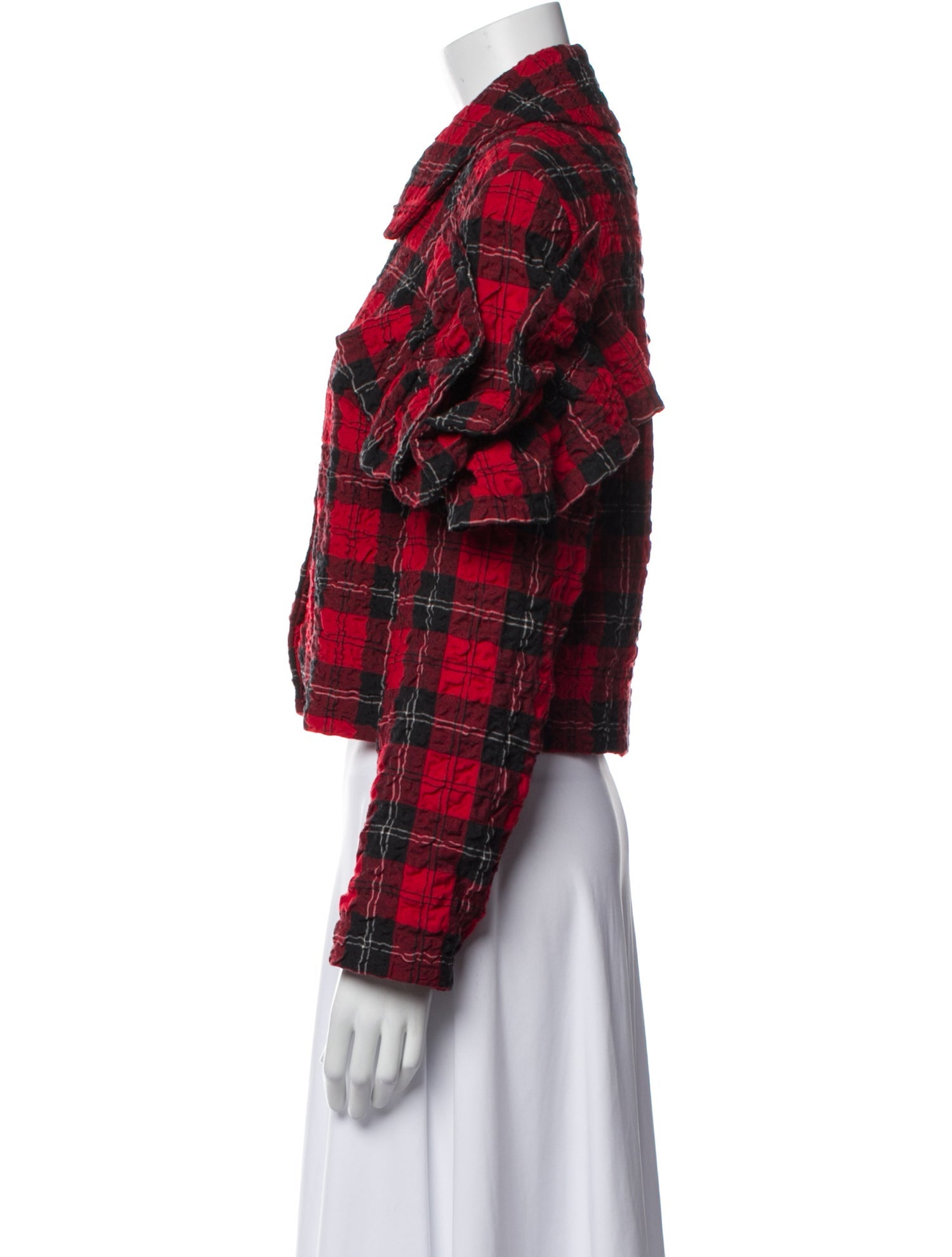 Simone Rocha Plaid Print Jacket