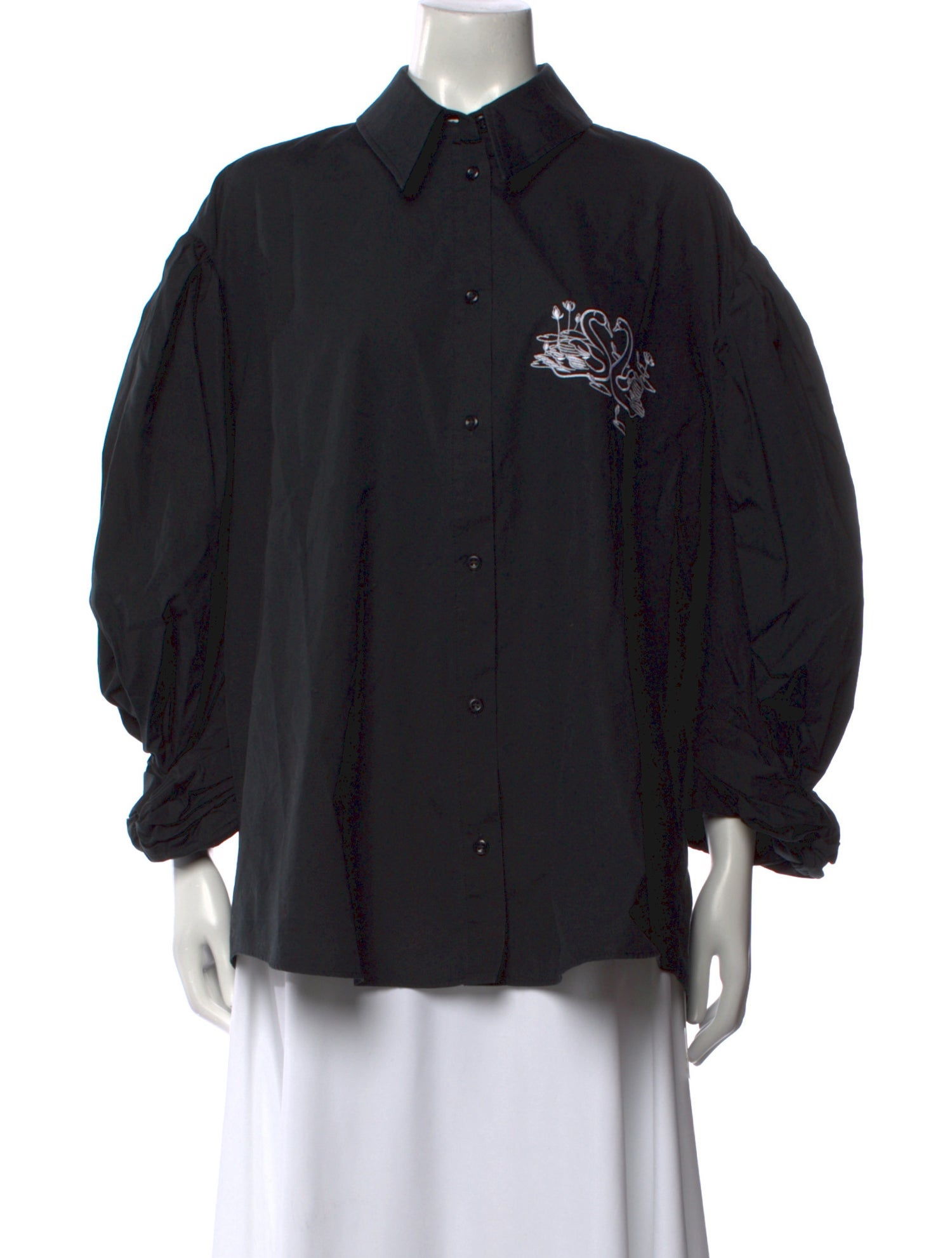Simone Rocha Long Sleeve Button-Up Top w/ Tags