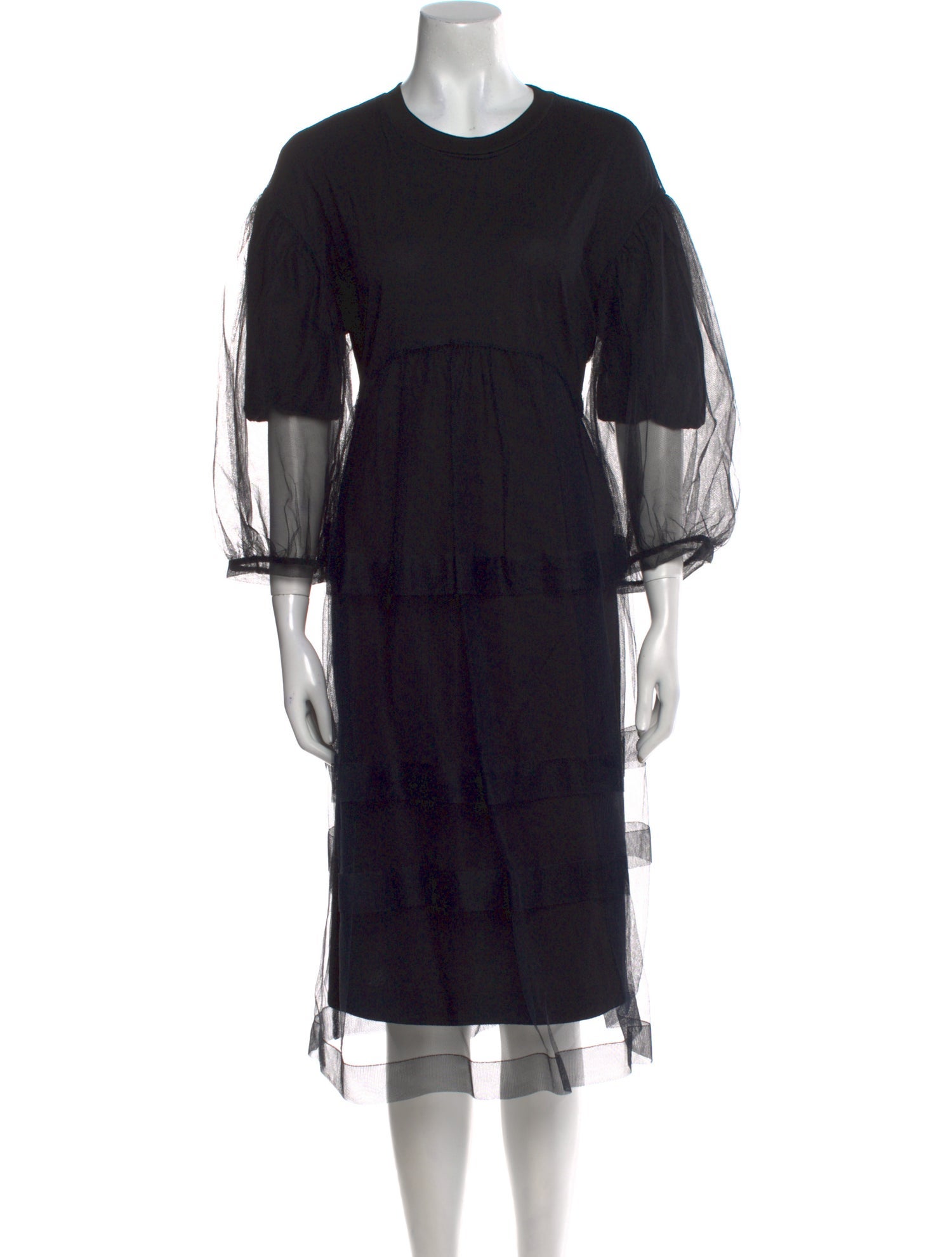 Simone Rocha Lace Pattern Knee-Length Dress