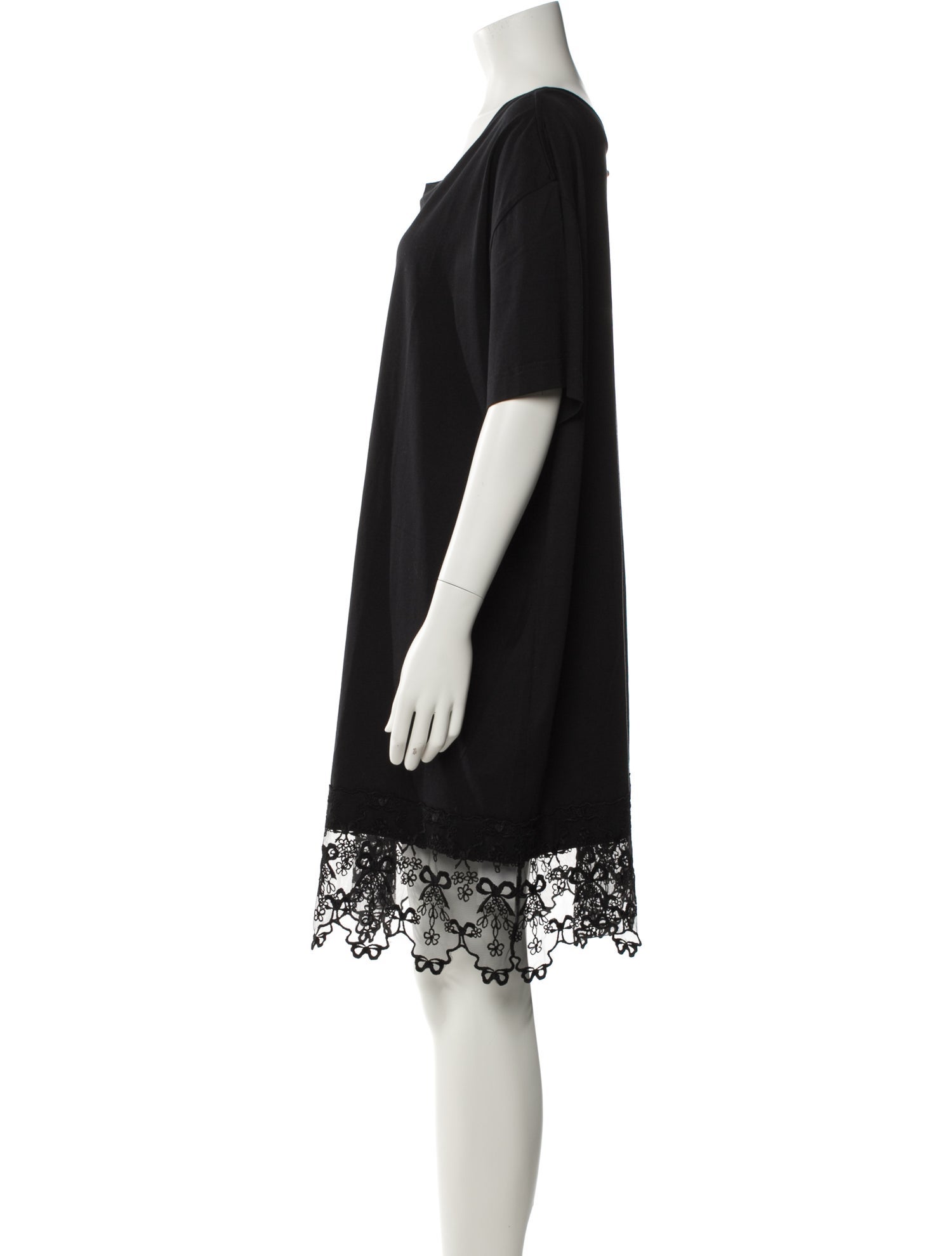 Simone Rocha Scoop Neck Knee-Length Dress