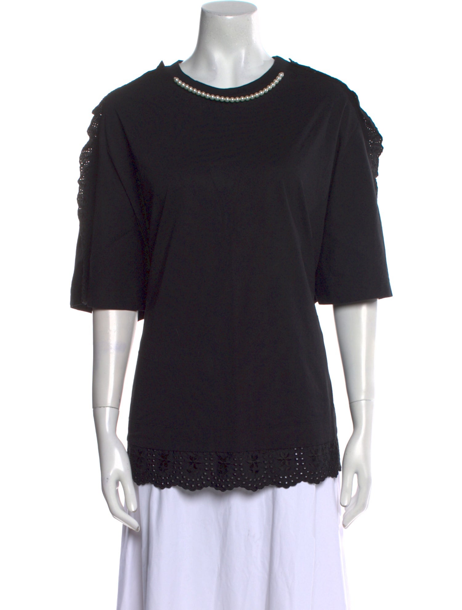 Simone Rocha Crew Neck Short Sleeve T-Shirt