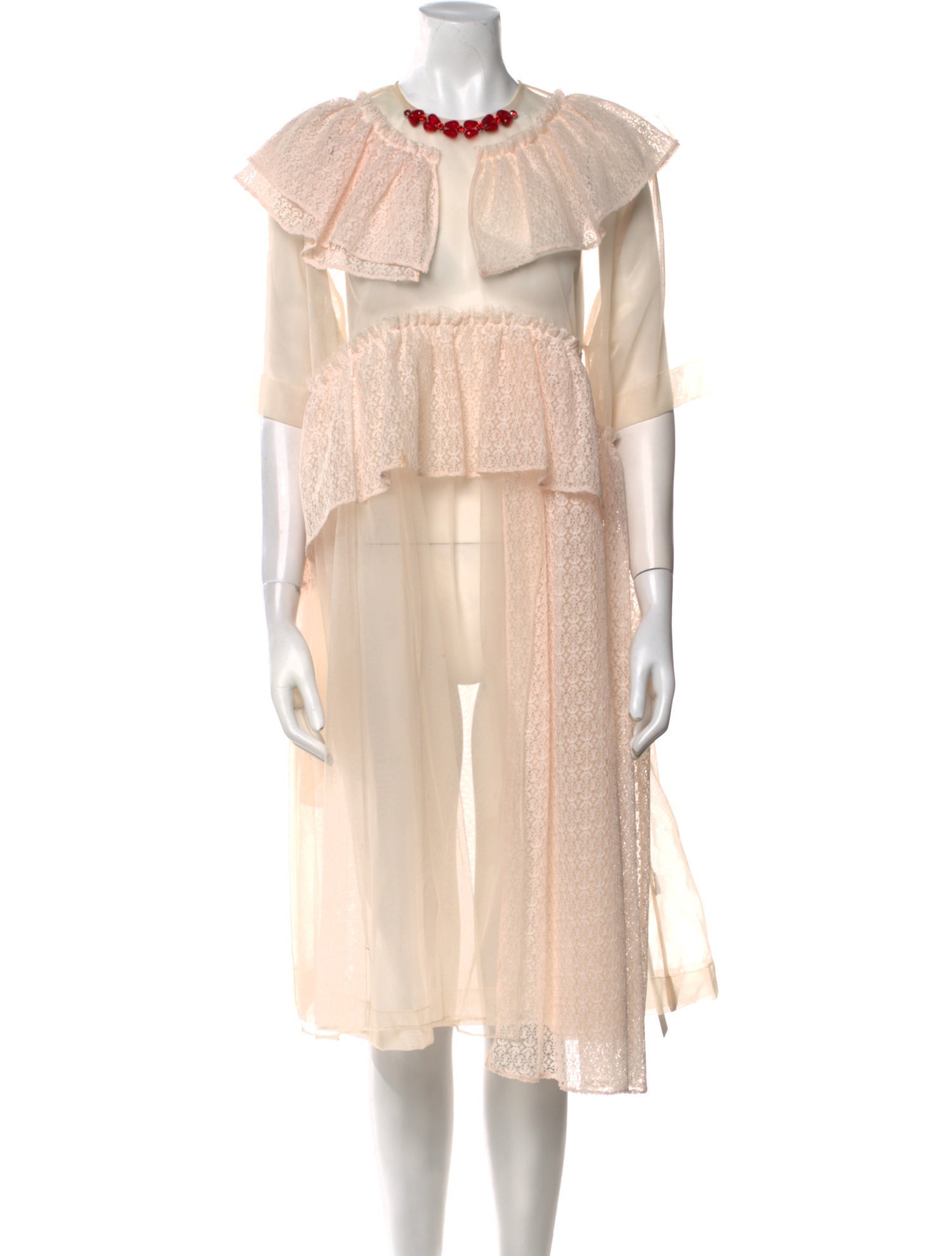 Simone Rocha Mesh Knee-Length Dress
