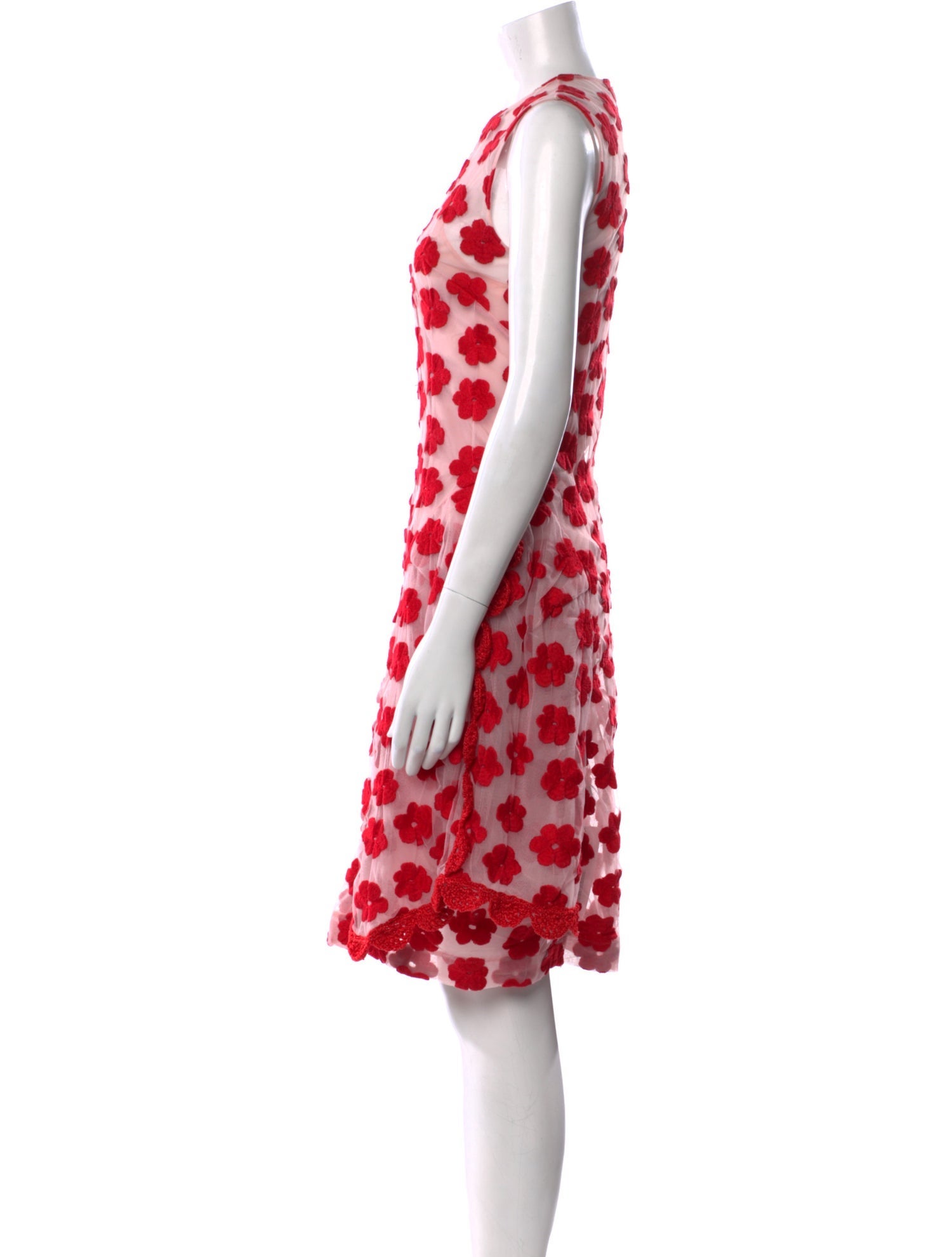 Simone Rocha Silk Knee-Length Dress