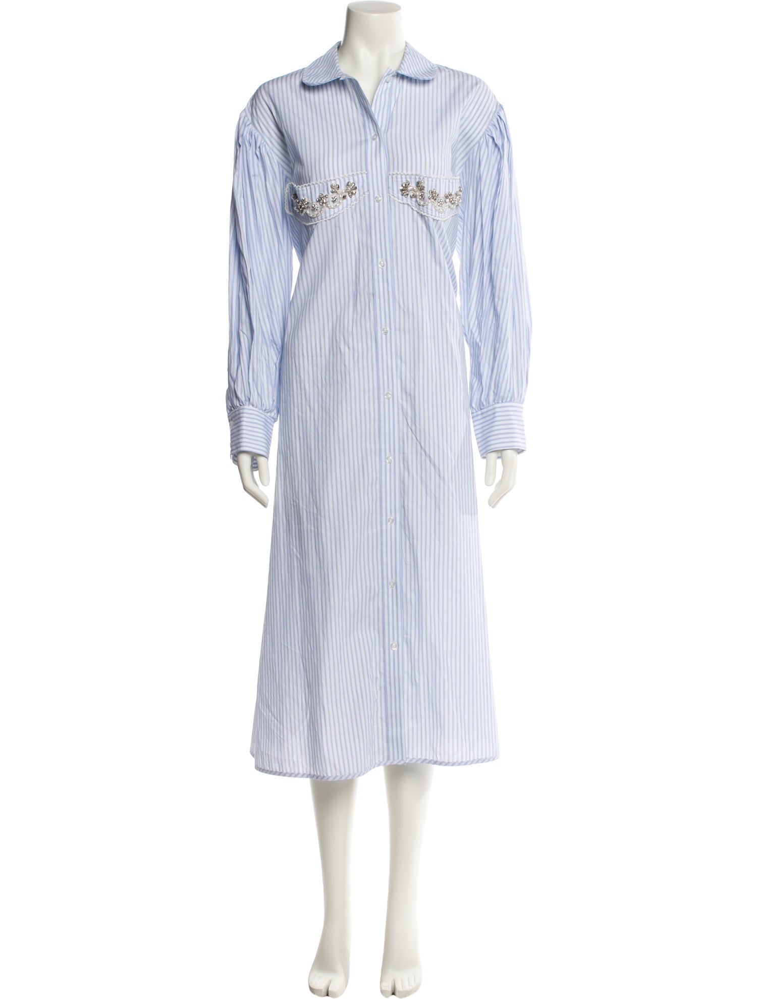 Simone Rocha Striped Long Dress