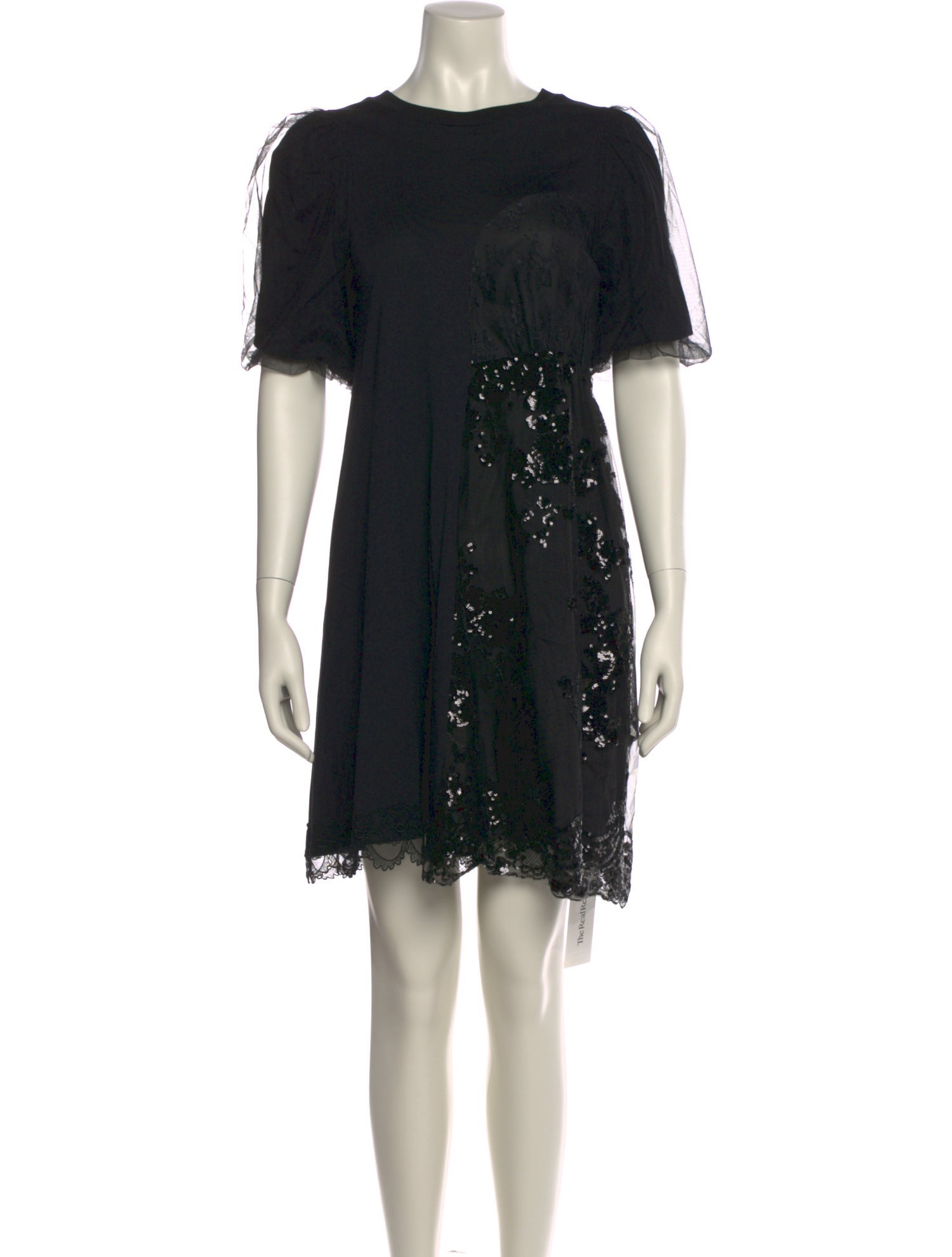 Simone Rocha Bateau Neckline Knee-Length Dress