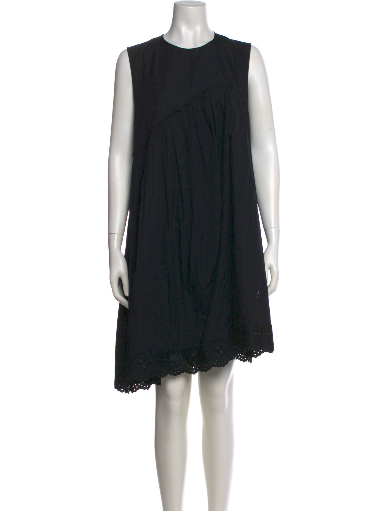 Simone Rocha Crew Neck Knee-Length Dress