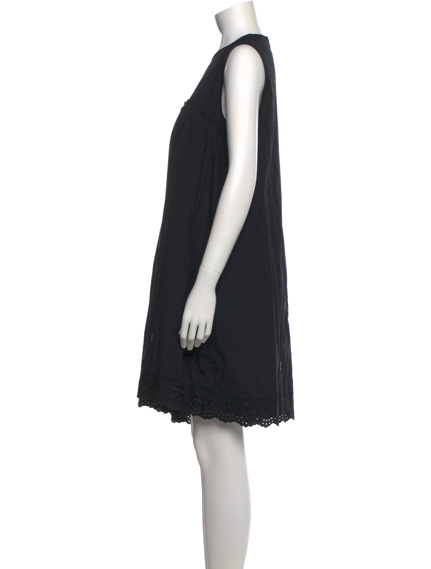 Simone Rocha Crew Neck Knee-Length Dress