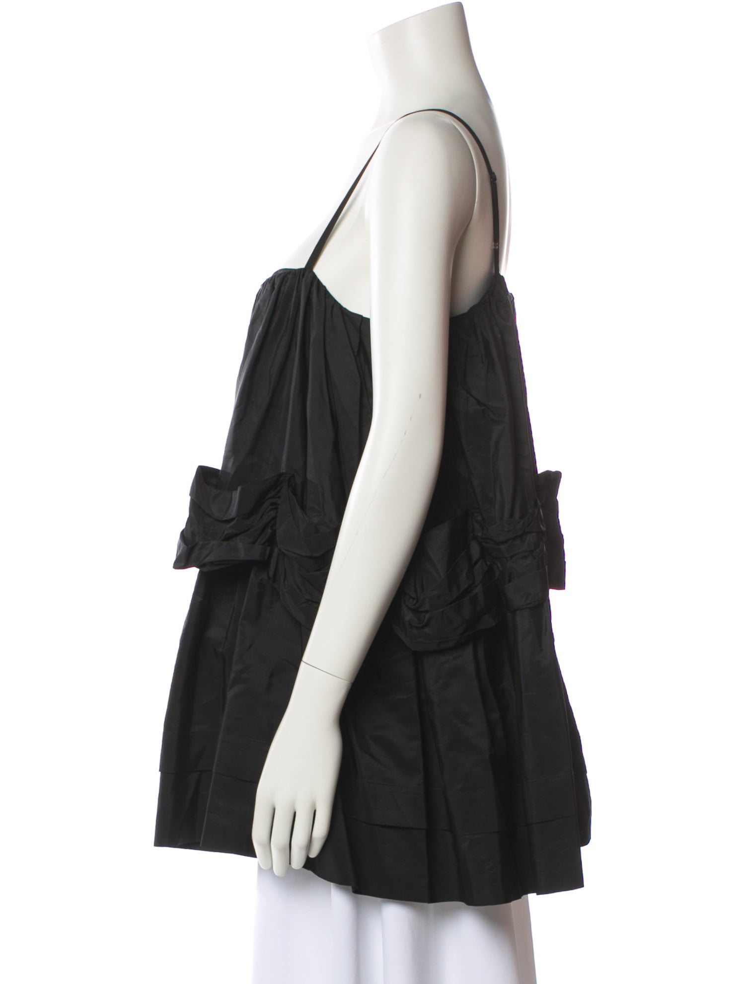 Simone Rocha Square Neckline Sleeveless Blouse