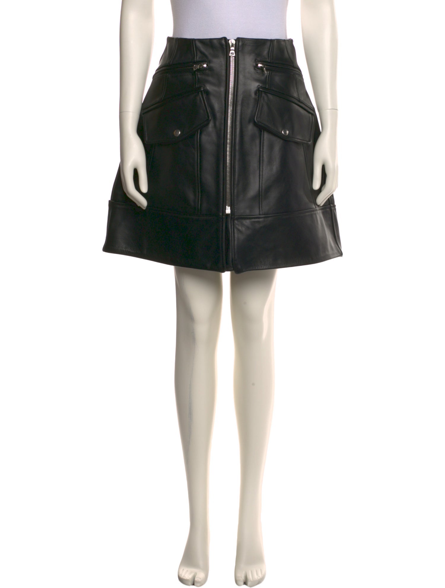 Simone Rocha Leather Mini Skirt