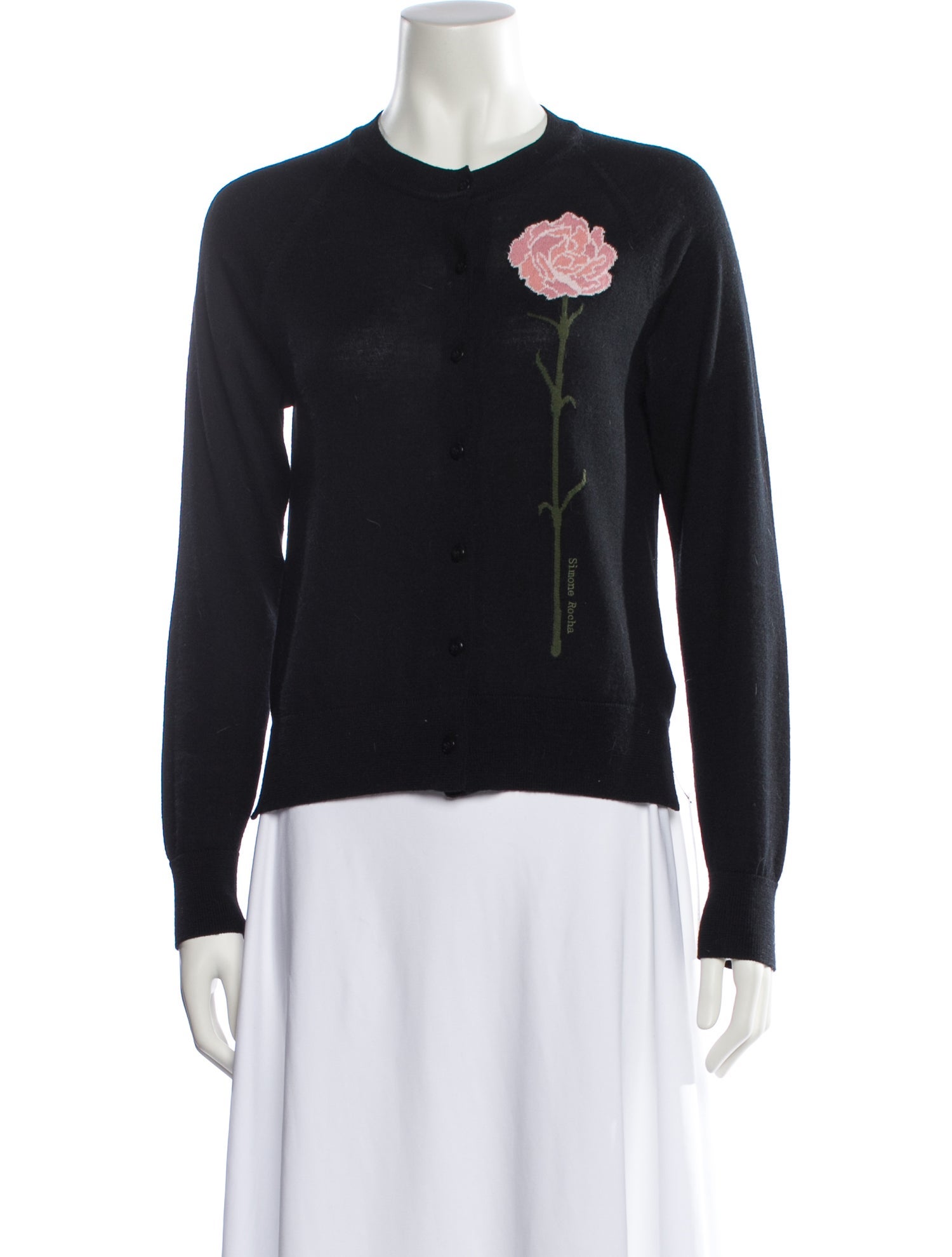 Simone Rocha Merino Wool Crew Neck Sweater