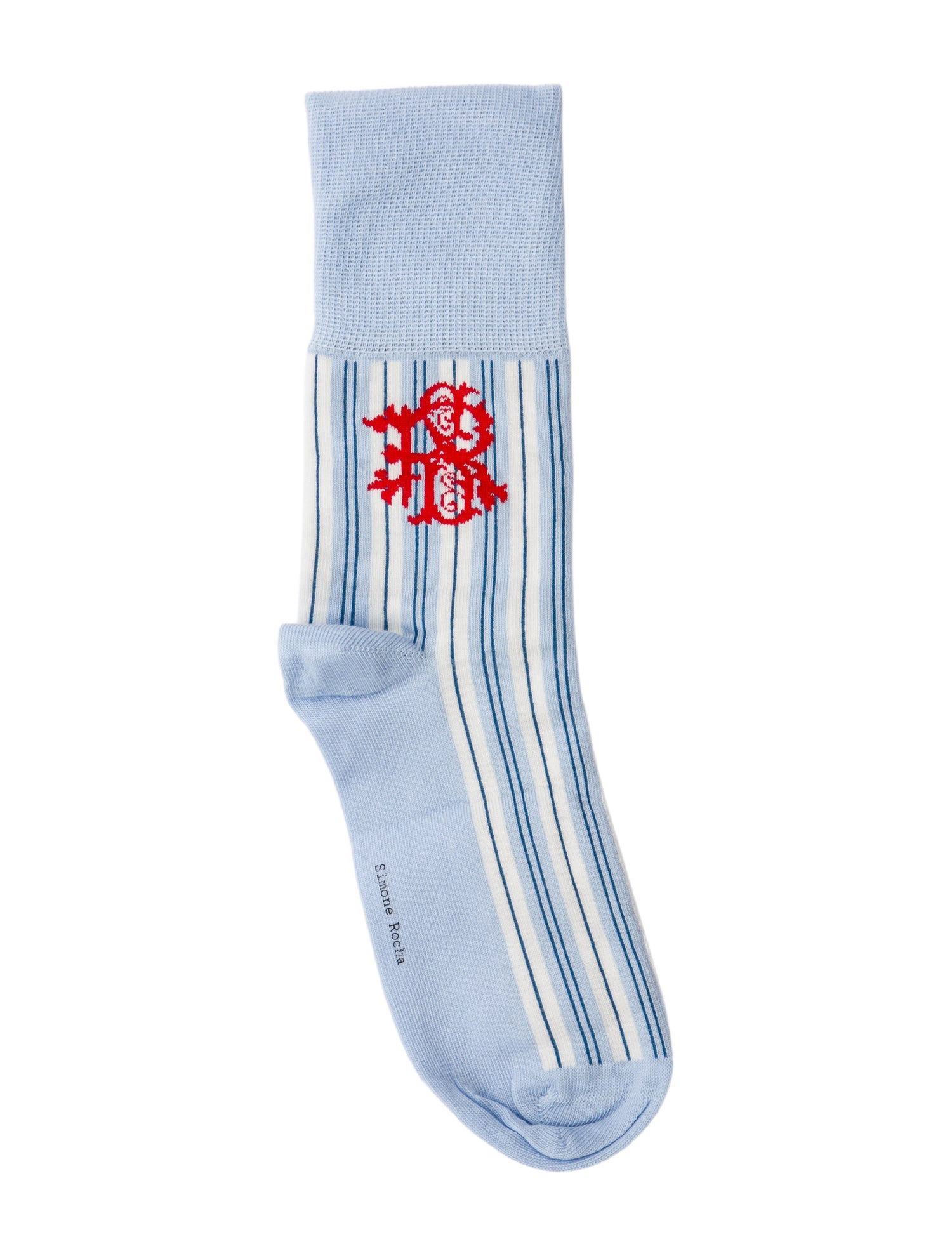 Simone Rocha Ankle Striped Logo Socks