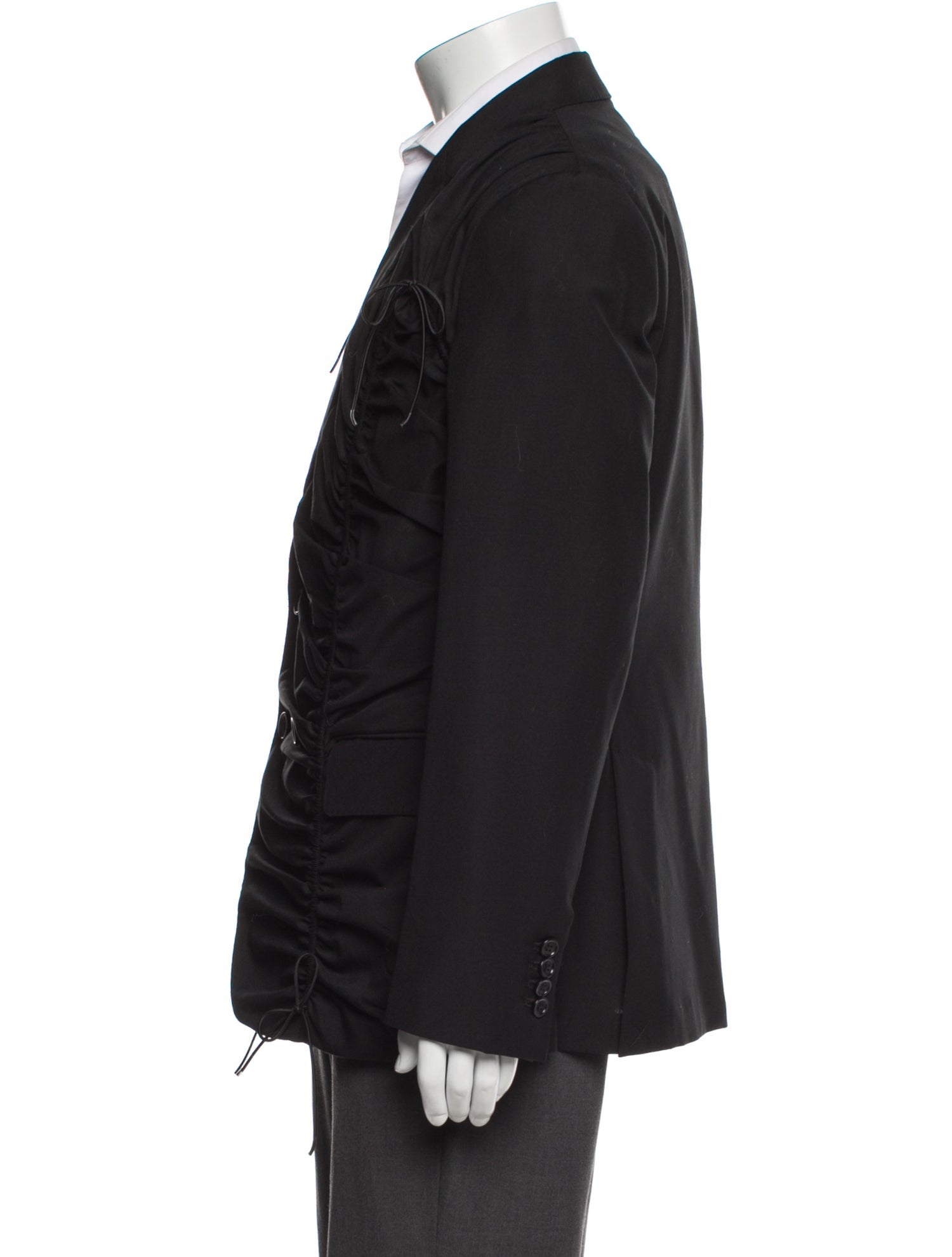 Simone Rocha Ruched Double Breasted Blazer w/ Tags