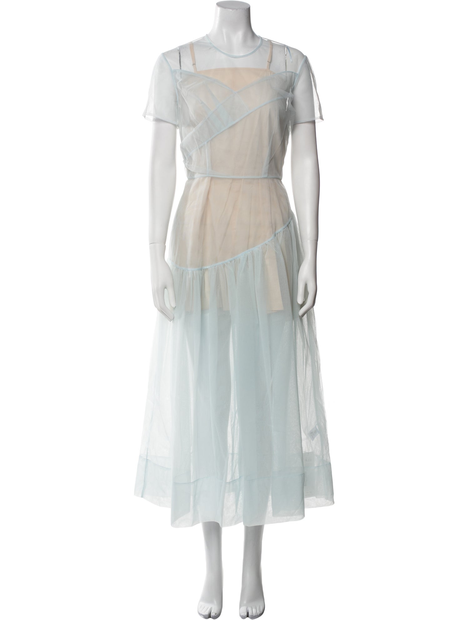 Simone Rocha Crew Neck Long Dress