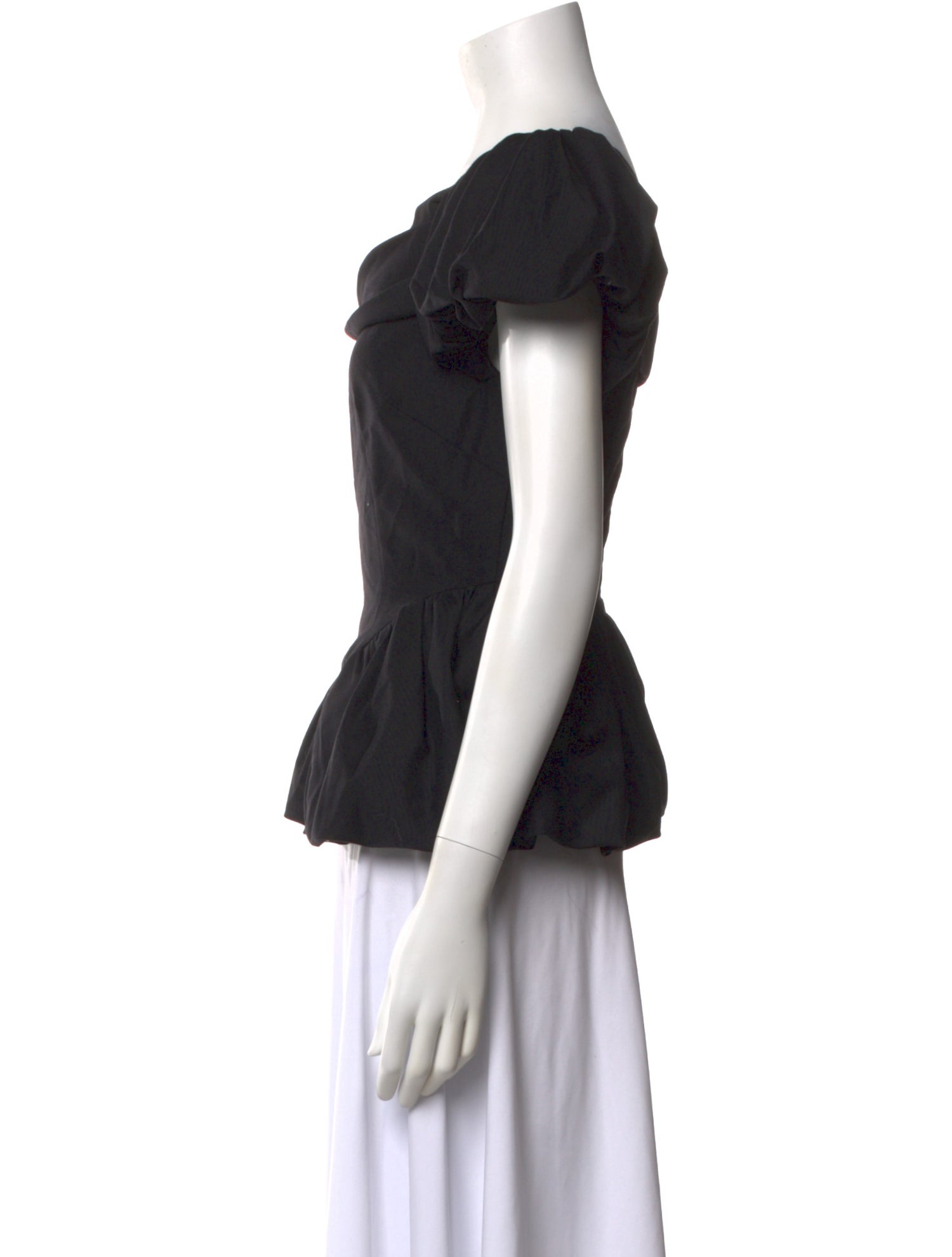 Simone Rocha Wool Bateau Neckline Blouse