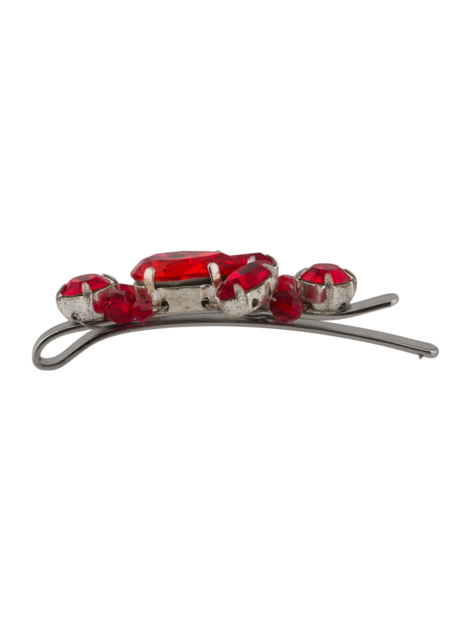 New with tag - mignonne Gavigan red burgundy Pleated hair bow clip barrette All Categories On Sale - Up To 90% Off | The RealReal main image 3
