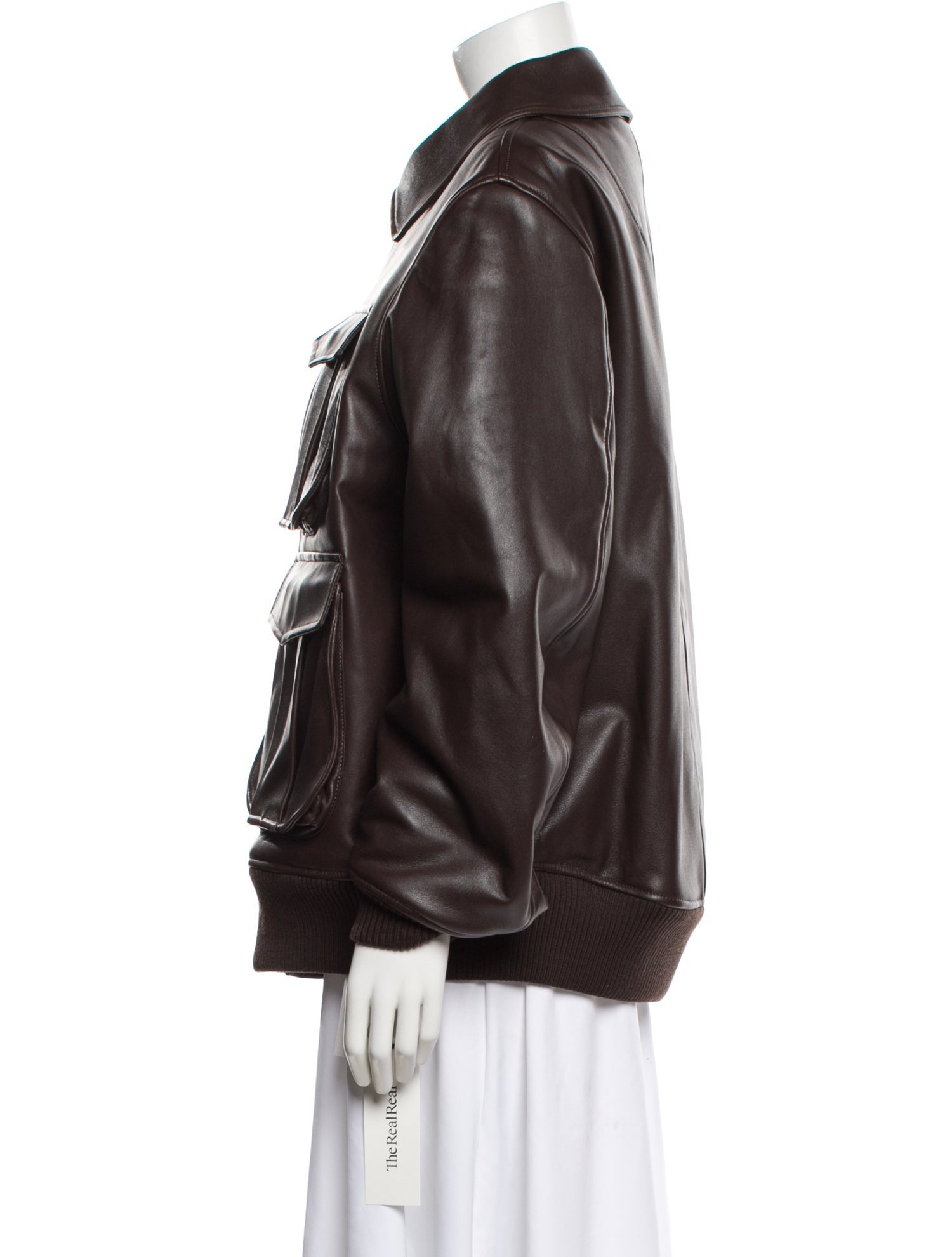 Simone Rocha Lamb Leather Utility Jacket
