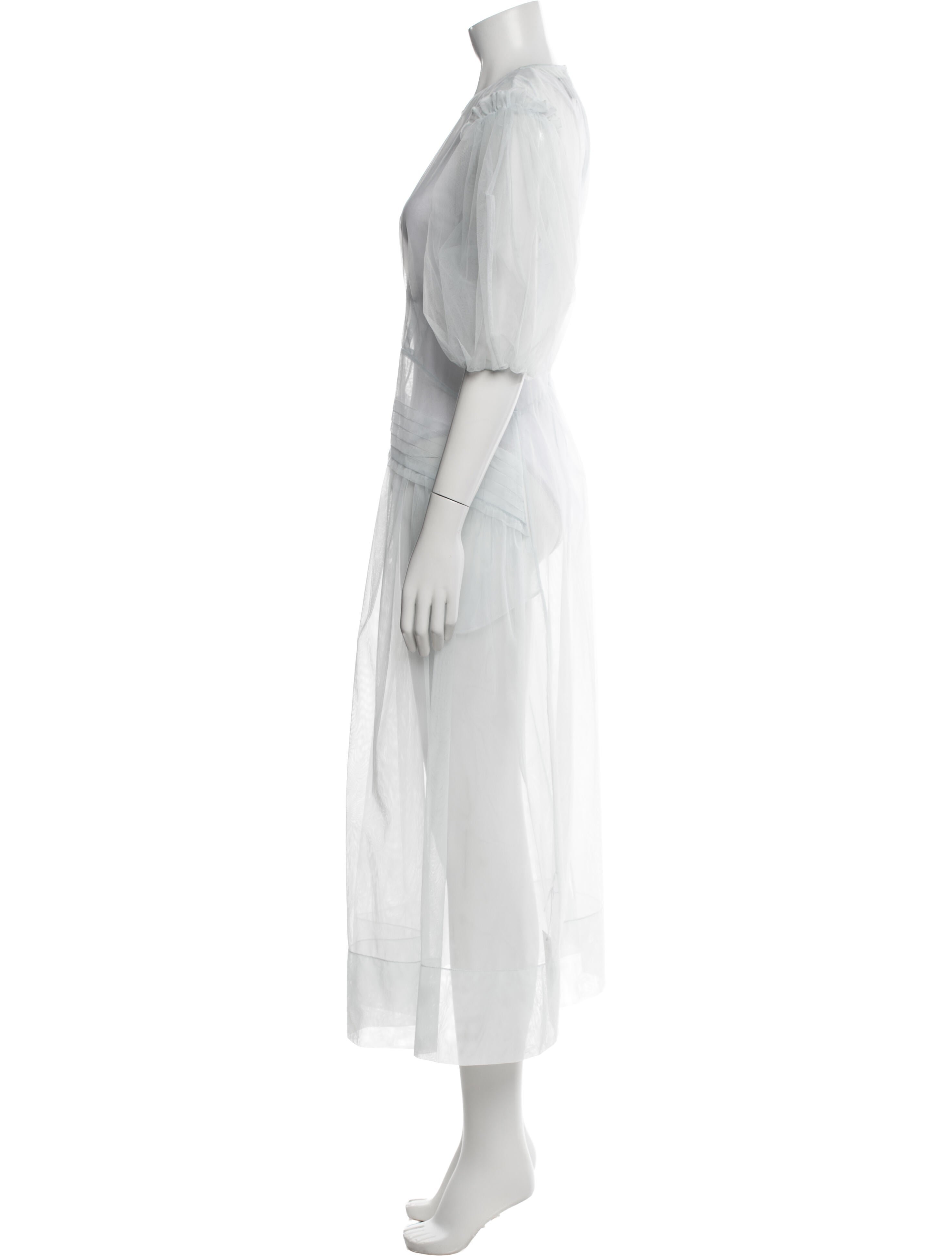 Simone Rocha Scoop Neck Long Dress