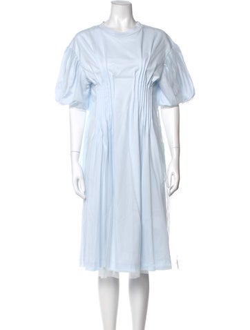 Simone Rocha Crew Neck Midi Length Dress