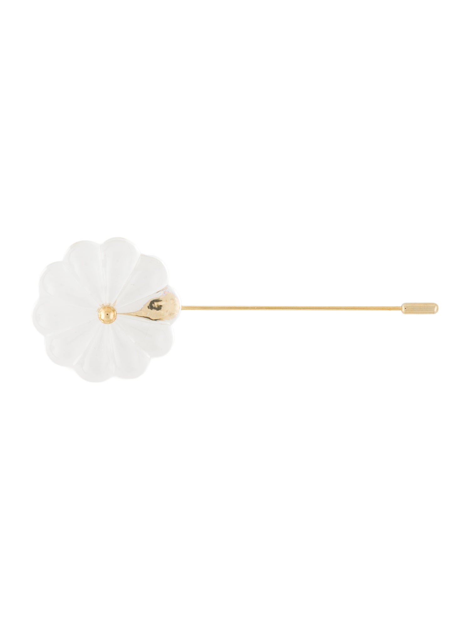Simone Rocha Resin Flower Stick Pin Brooch