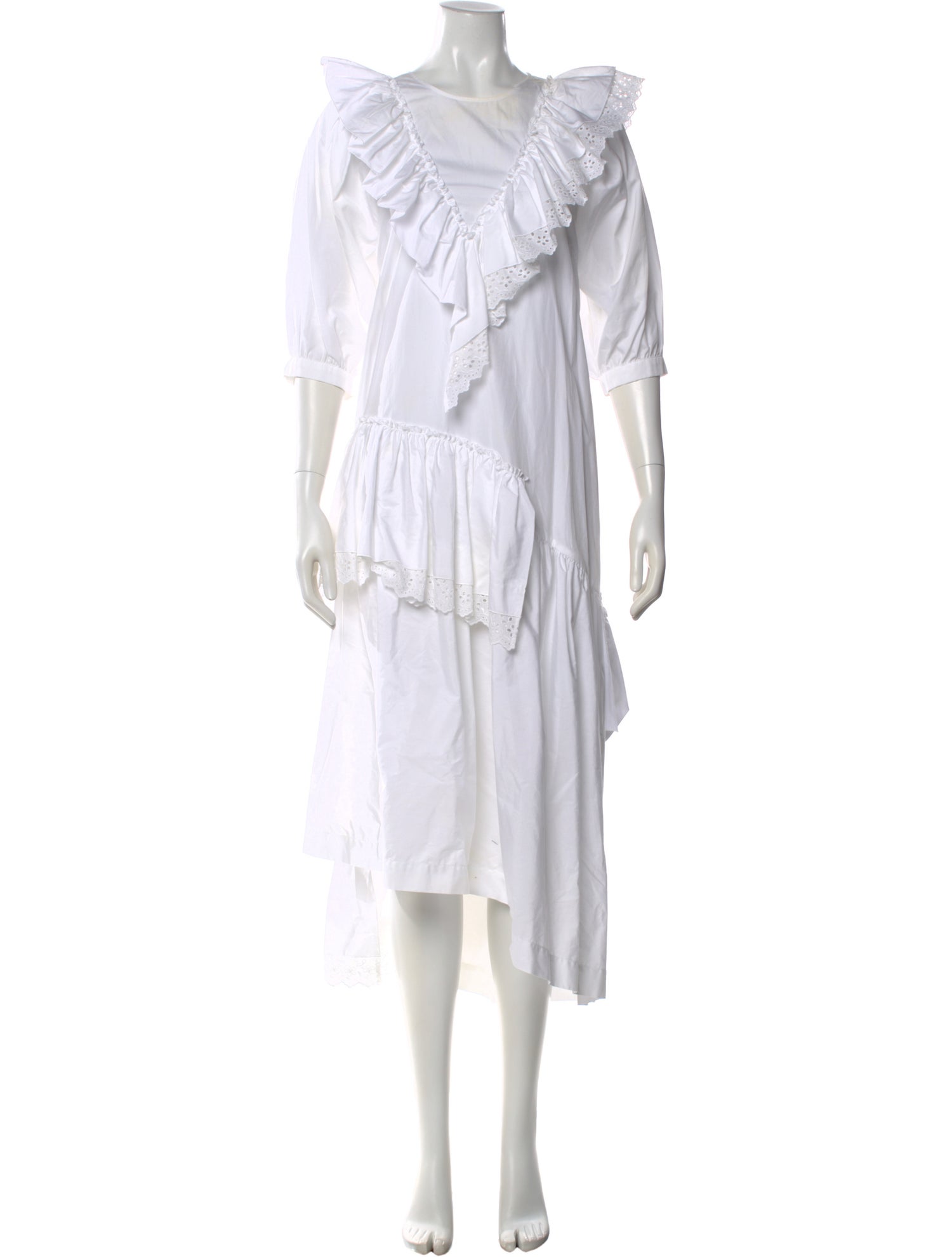 Simone Rocha Crew Neck Long Dress