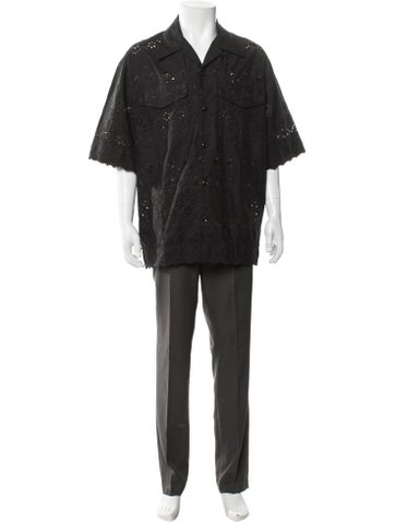 Pre-owned Simone Rocha Short Sleeve Shirt In Black