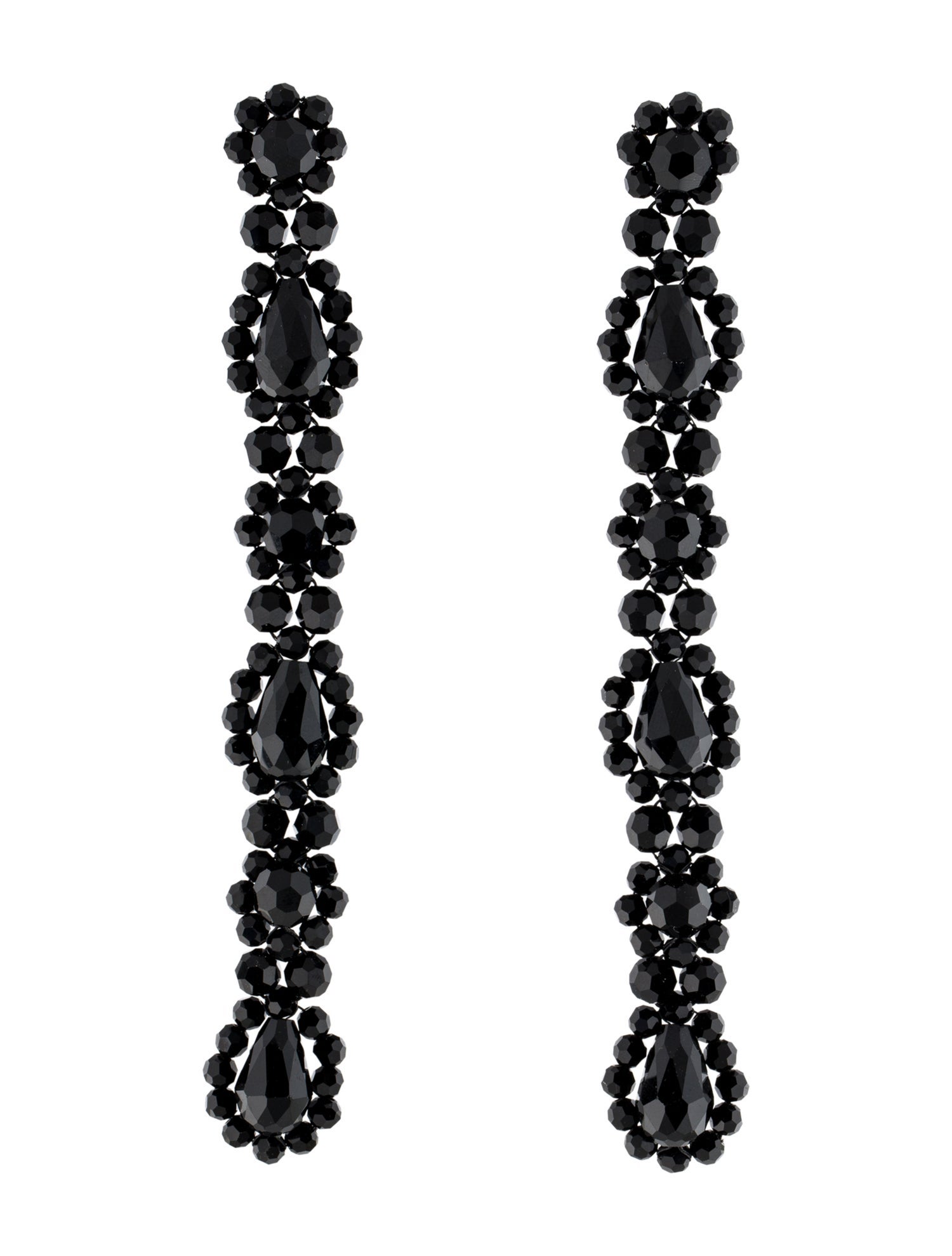 Simone Rocha Crystal Bead Drop Earrings