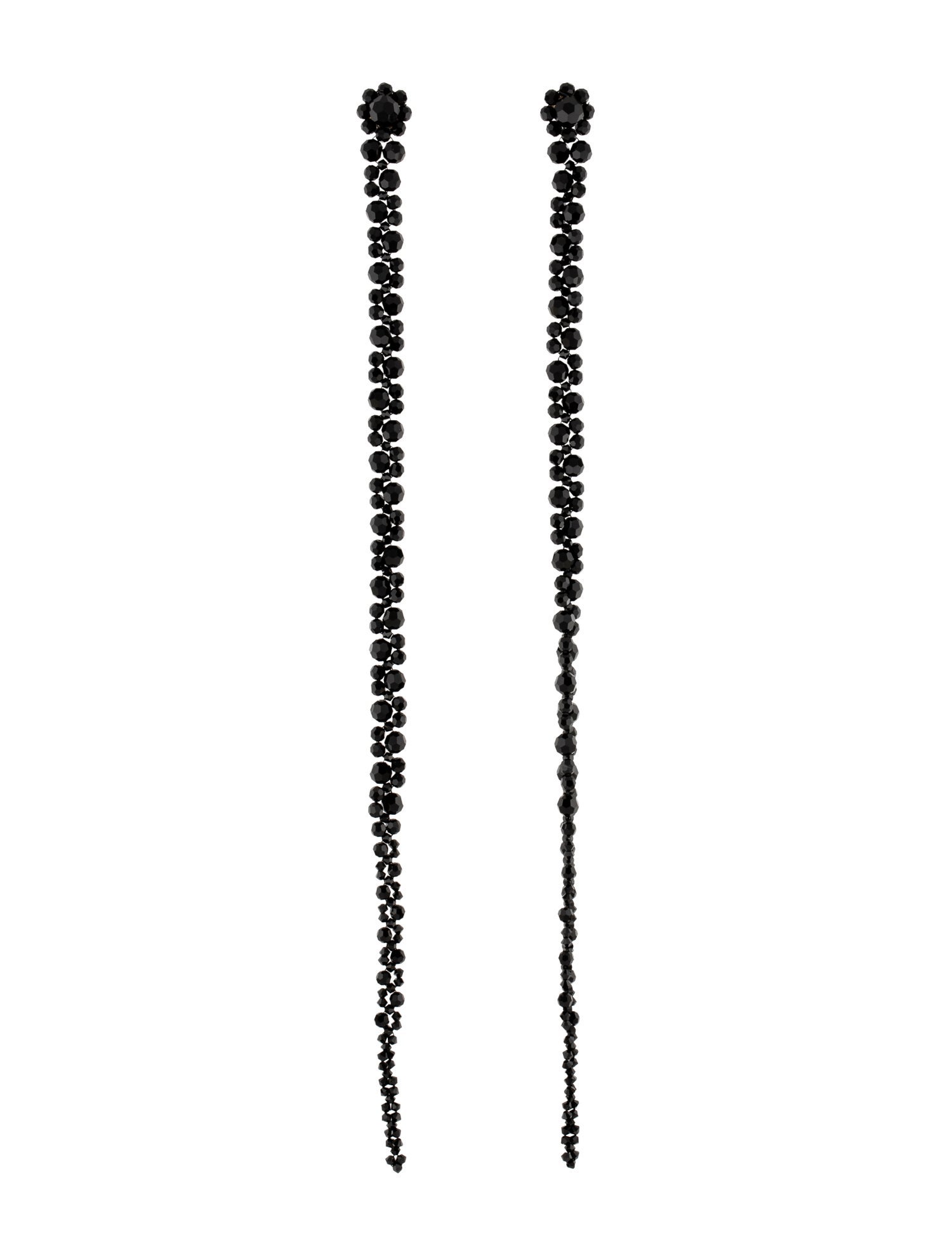 Simone Rocha Crystal Long Drop Earrings