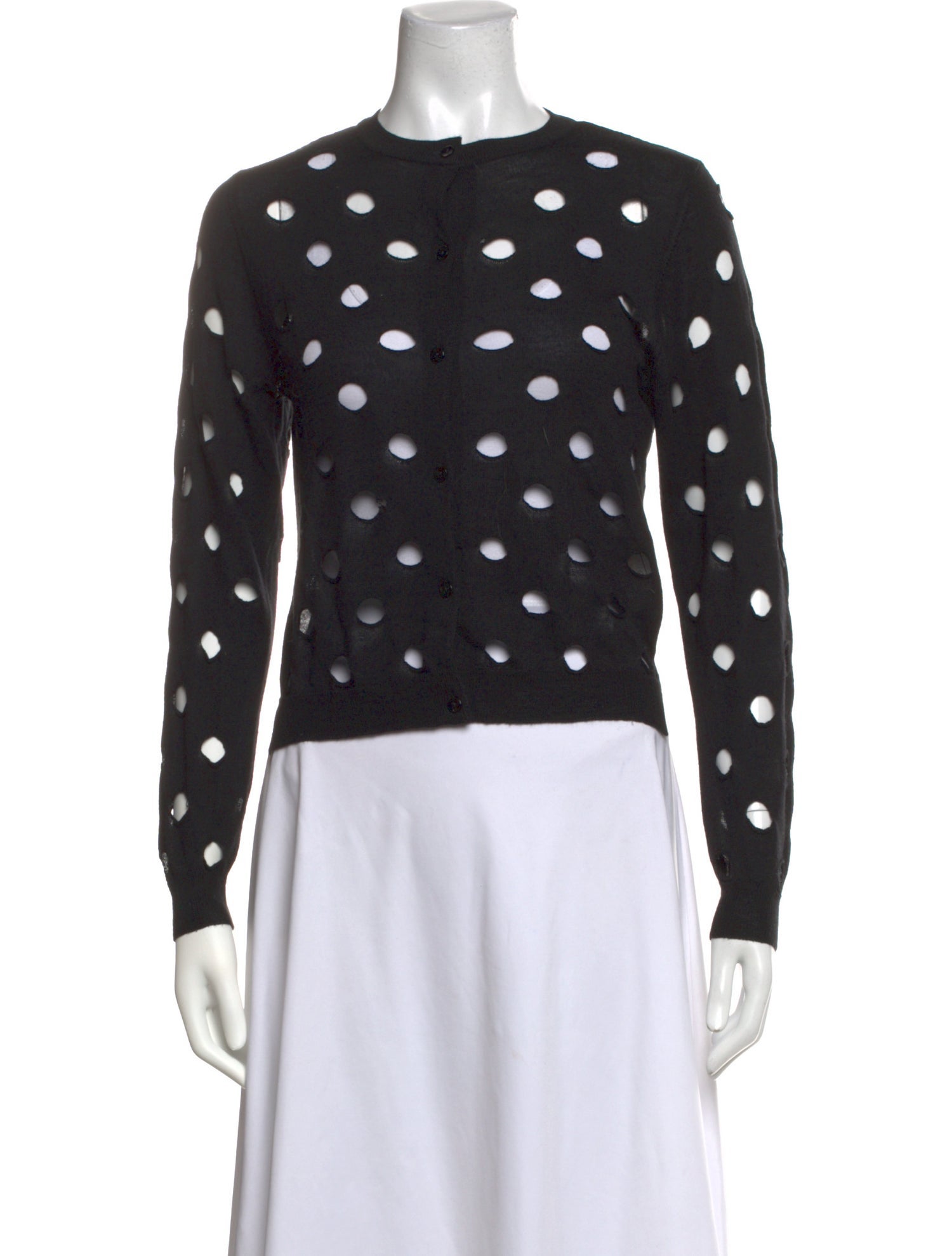 Simone Rocha Merino Wool Patterned Sweater