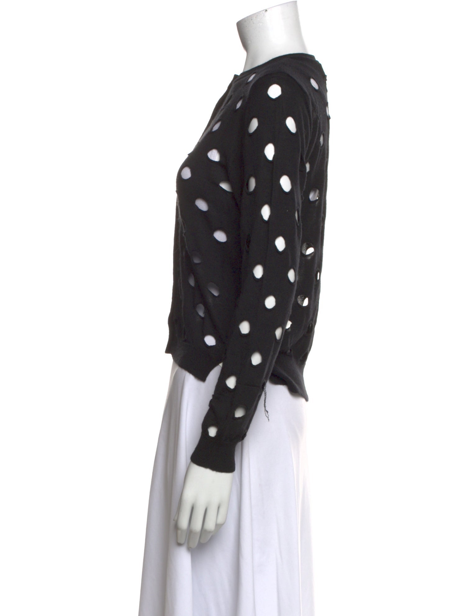 Simone Rocha Merino Wool Patterned Sweater