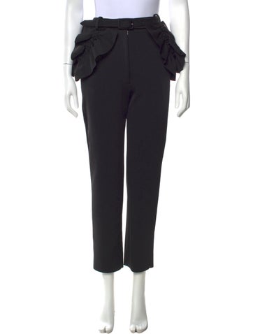 Pre-owned Simone Rocha Straight Leg Pants In Black