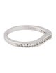 Simon G. Platinum Diamond Curved Ballad Band